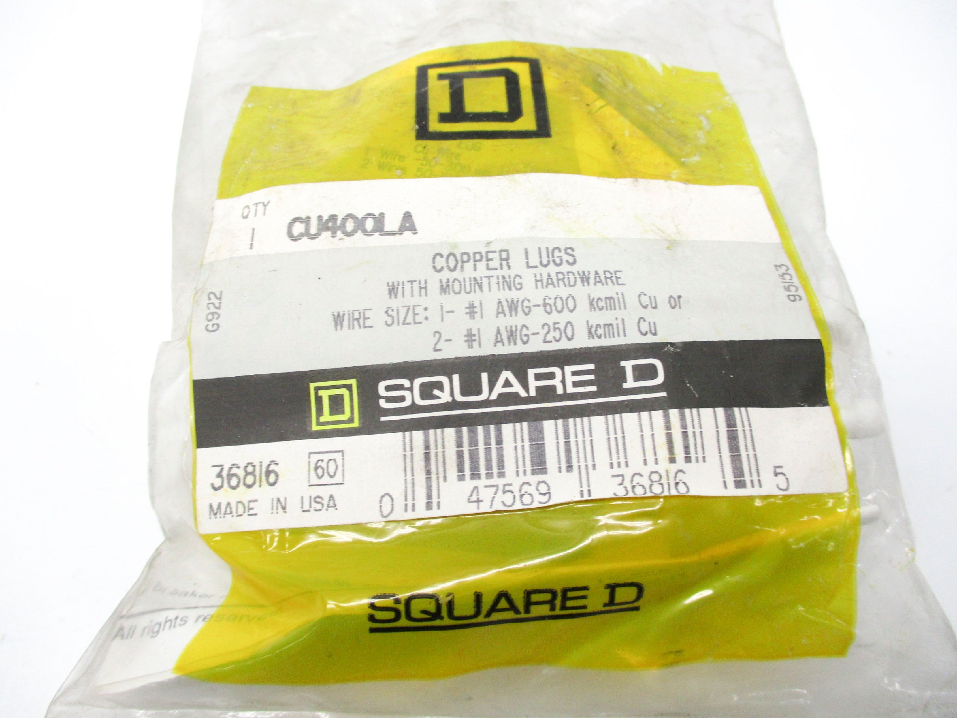 SQUARE D CU400LA NSMP