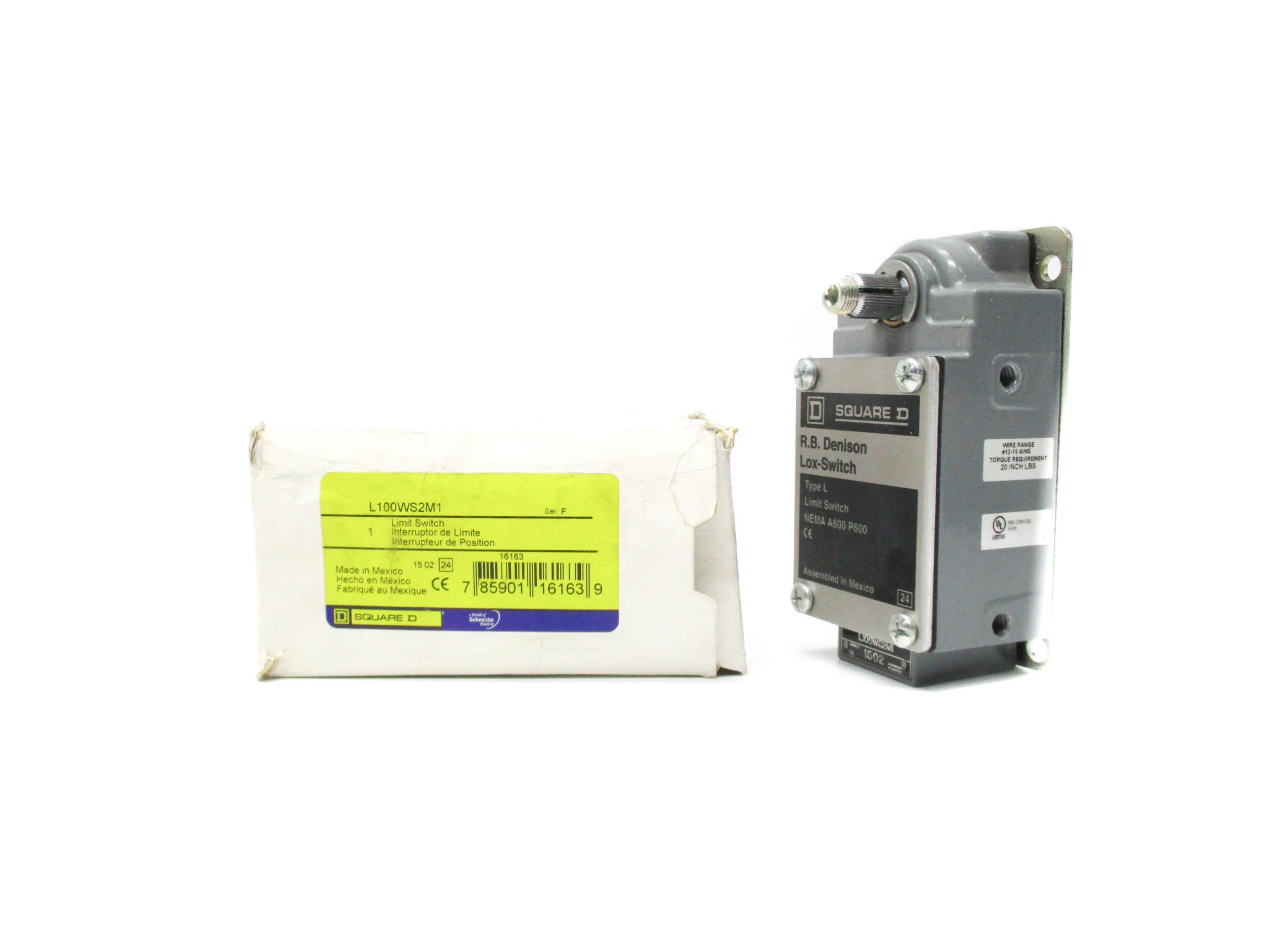 SQUARE D L100WS2M1 SER. F NSMP