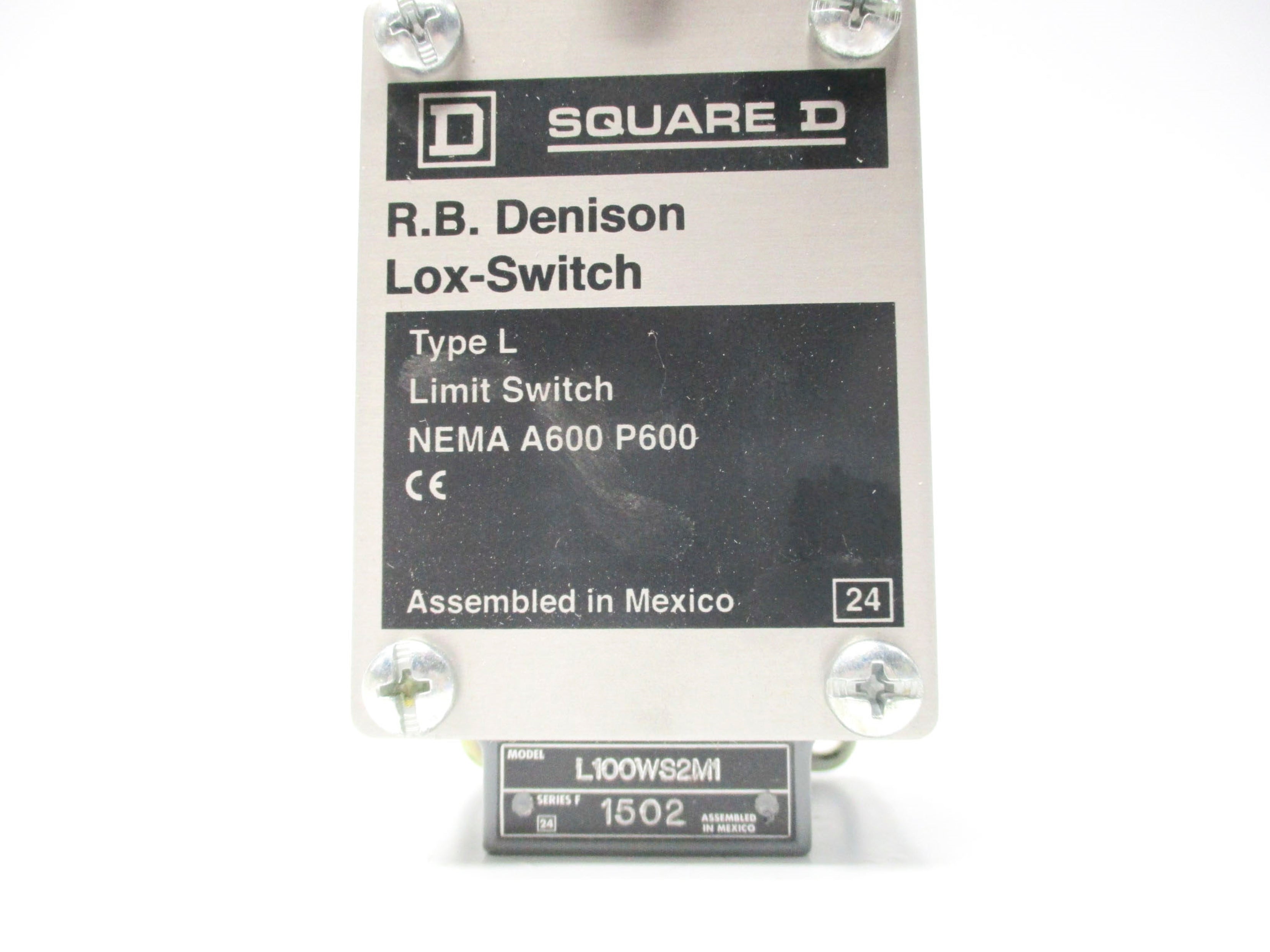 SQUARE D L100WS2M1 SER. F NSMP