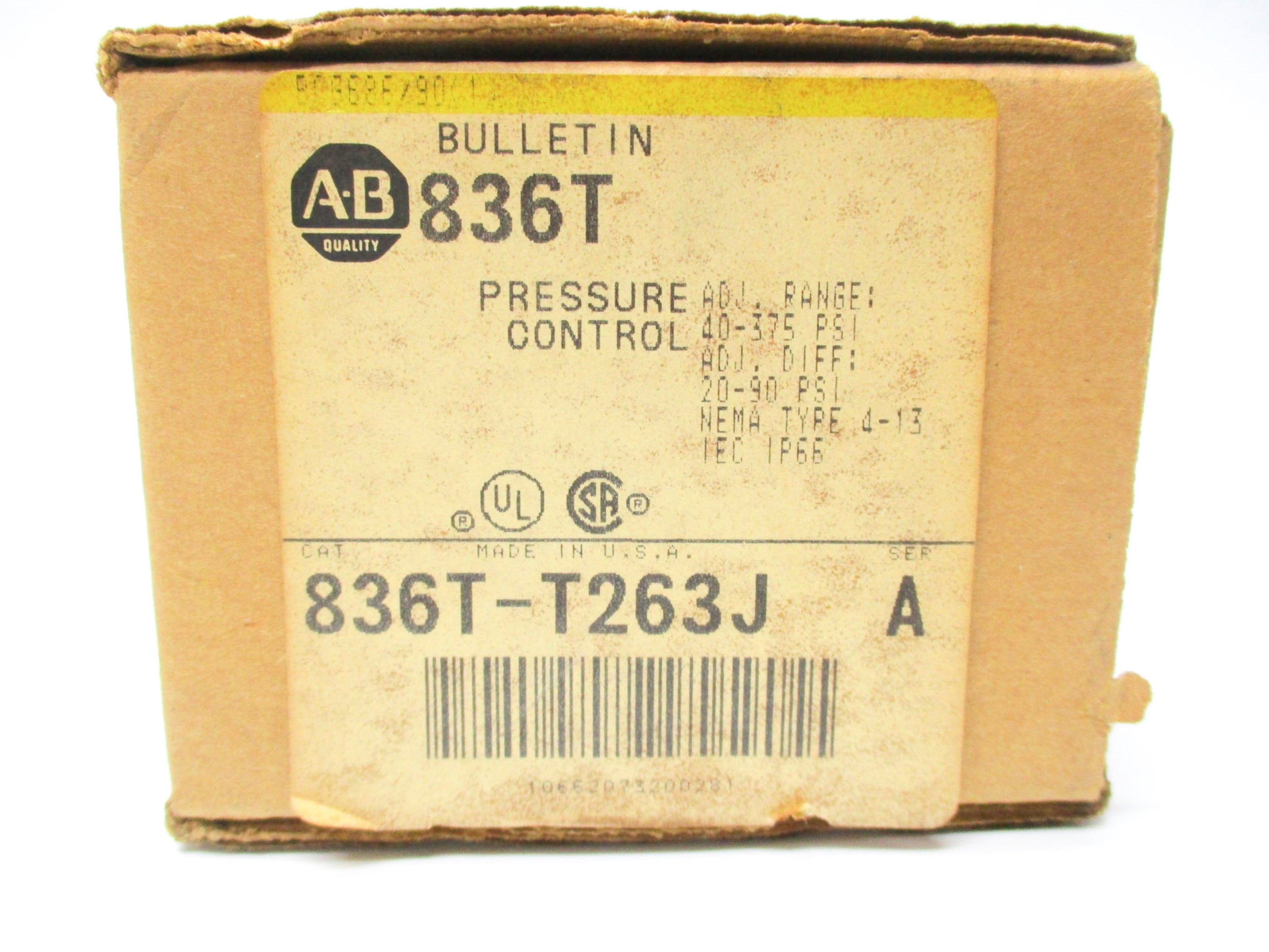 INDUSTRIAL SPARE PART 836T-T263J SER. A (BR/YL) NSMP