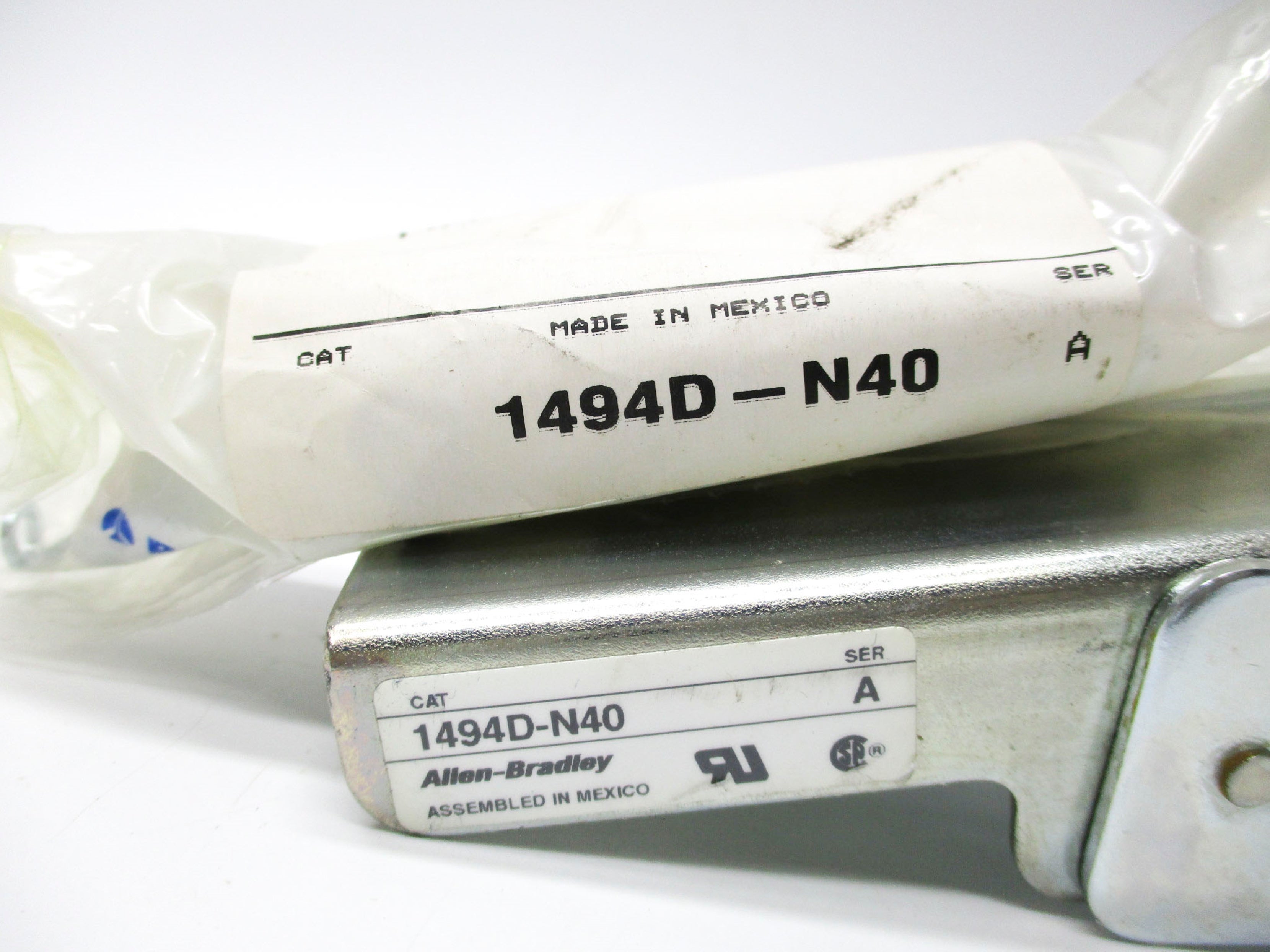 ALLEN BRADLEY 1494D-N40 SER. A (BR/WH) NSMP