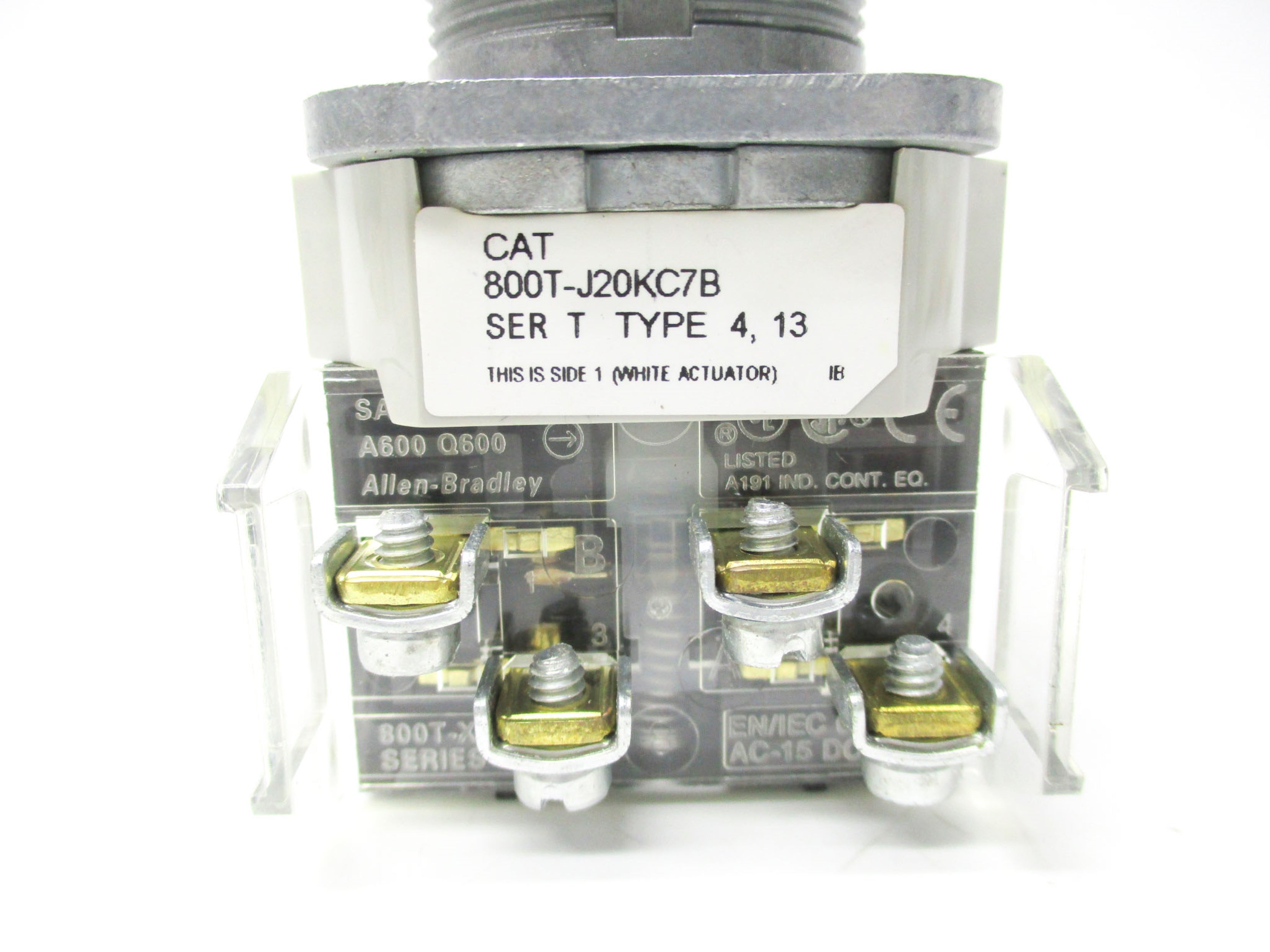 ALLEN BRADLEY 800T-J20KC7B SER. T (WH) NSMP