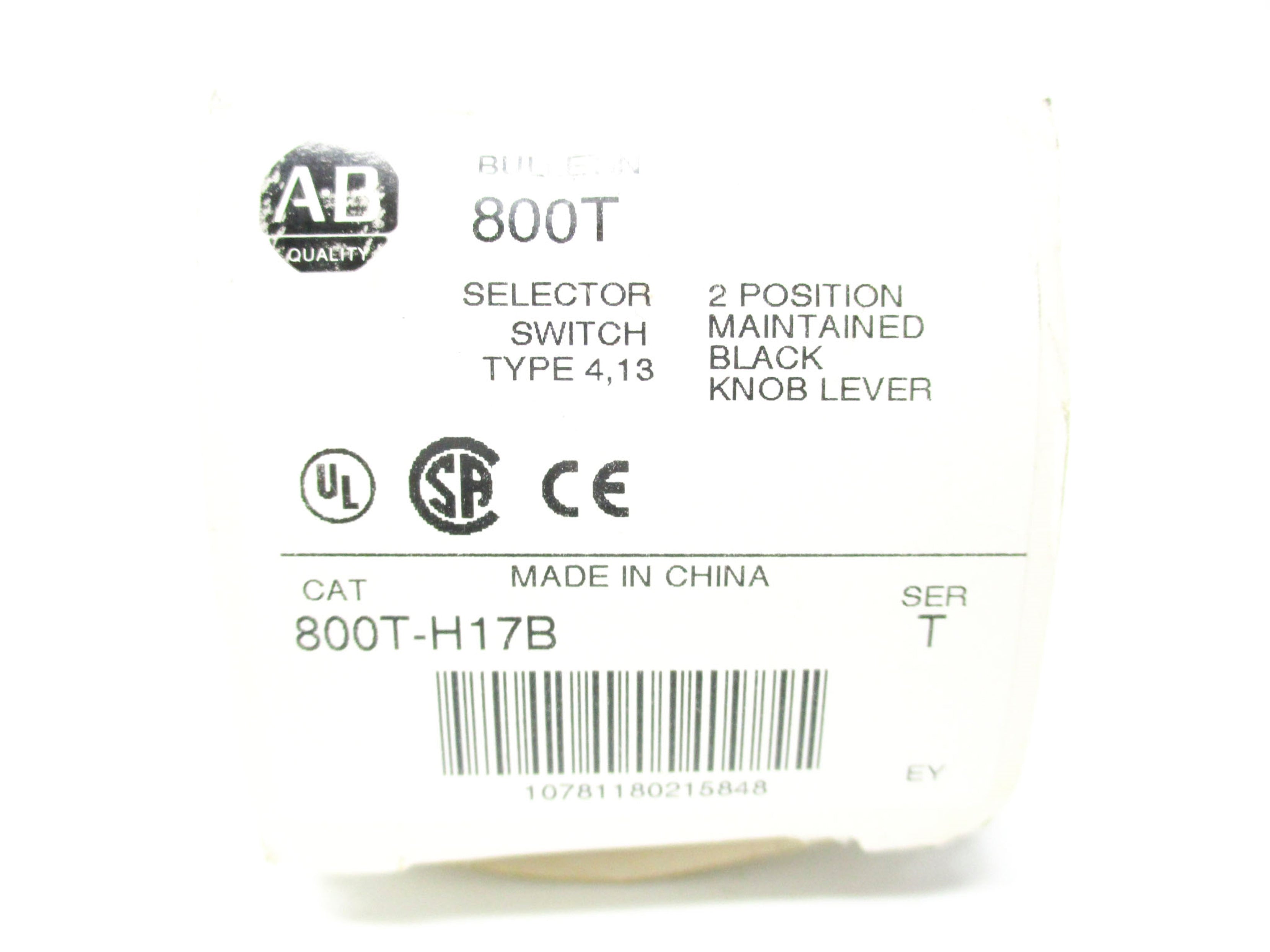 INDUSTRIAL SPARE PART 800T-H17B SER. T (WH) NSMP