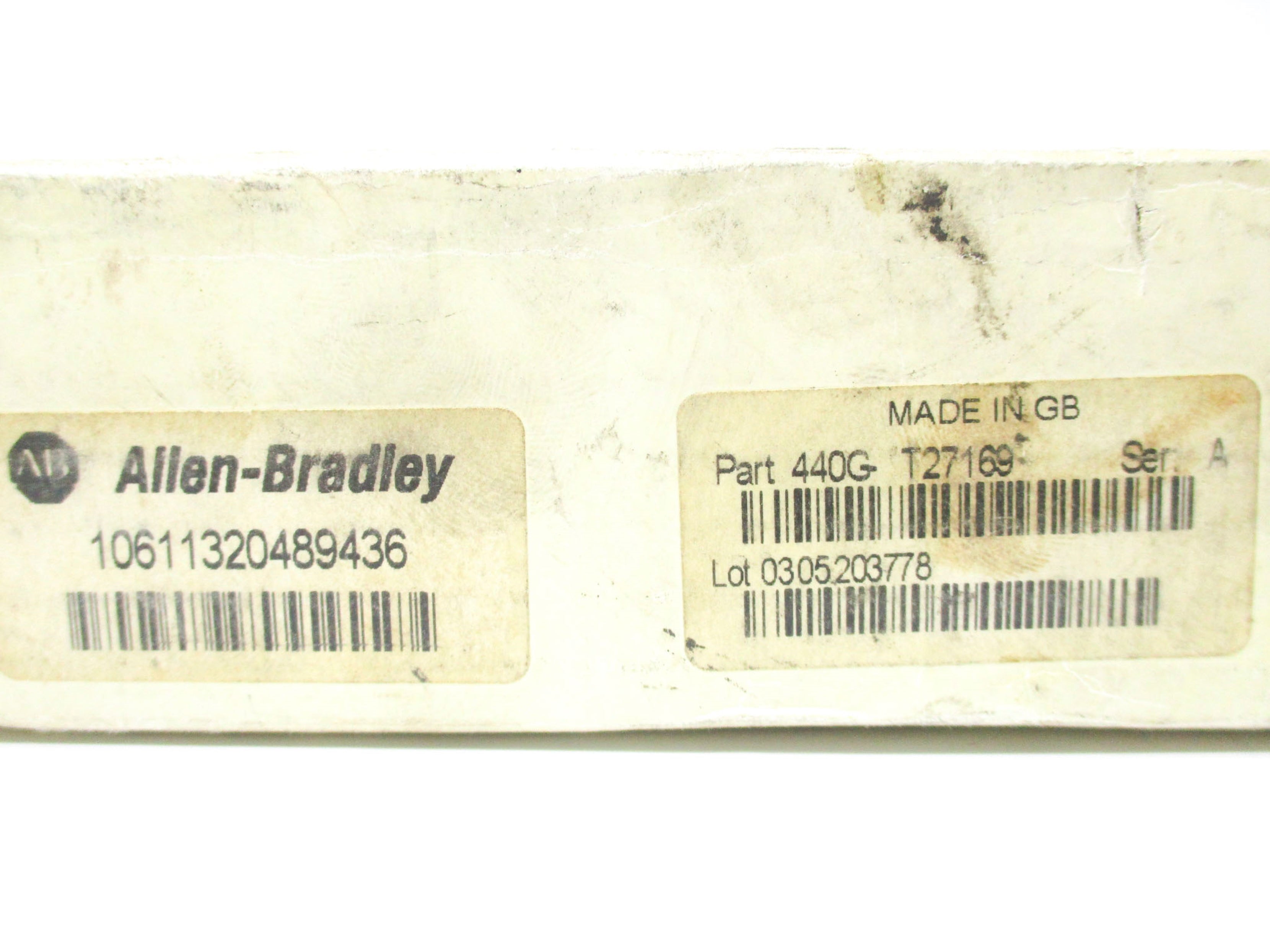 ALLEN BRADLEY 440G-T27169 SER. A (WH) NSMP