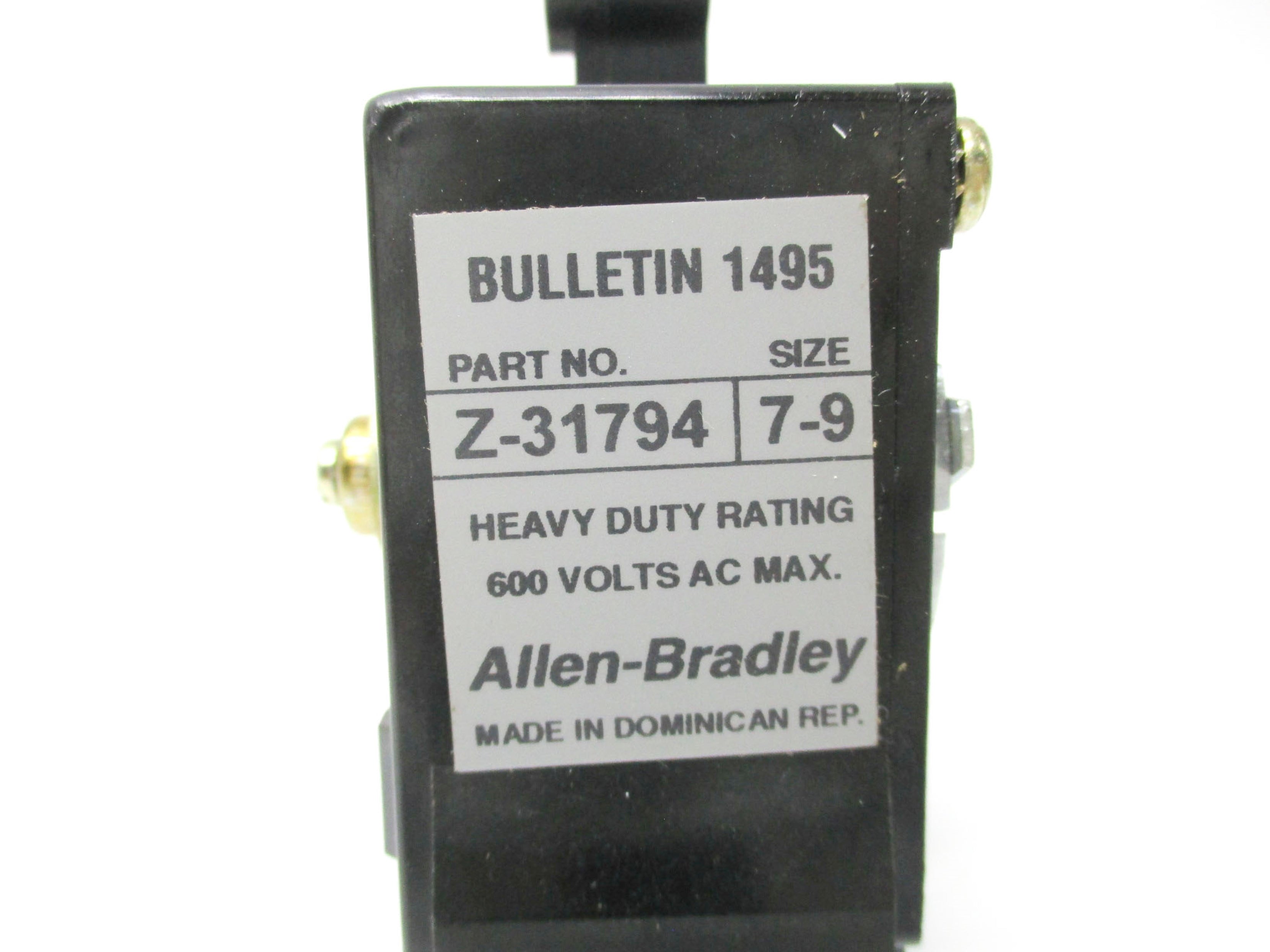 ALLEN BRADLEY Z-31794 600V (WH) NSMP