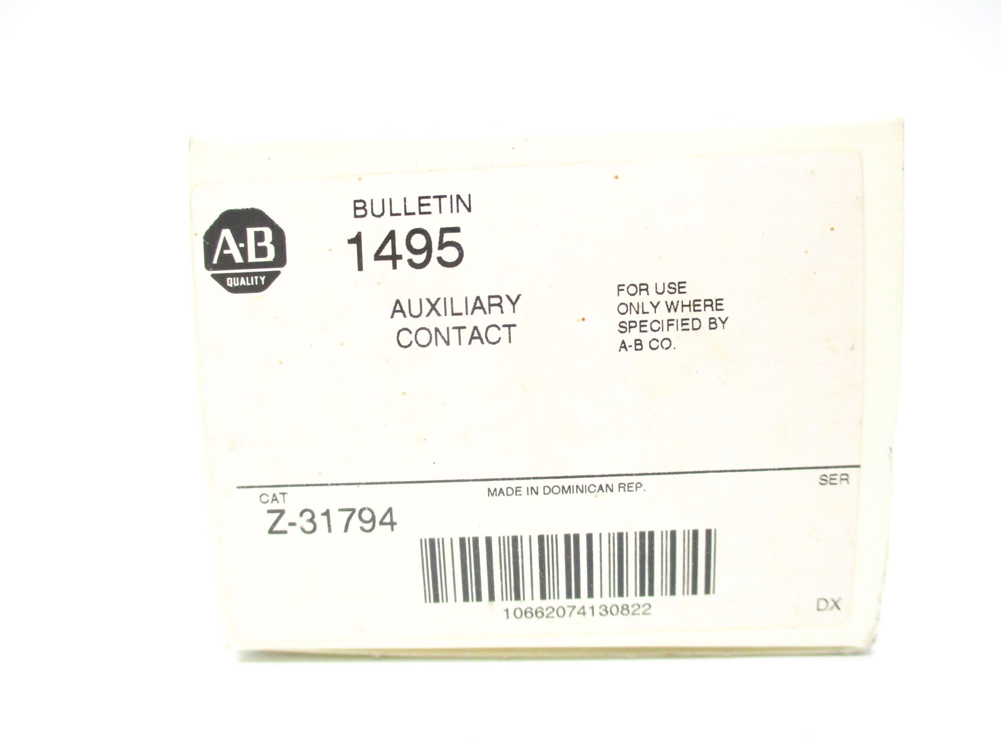 ALLEN BRADLEY Z-31794 600V (WH) NSMP