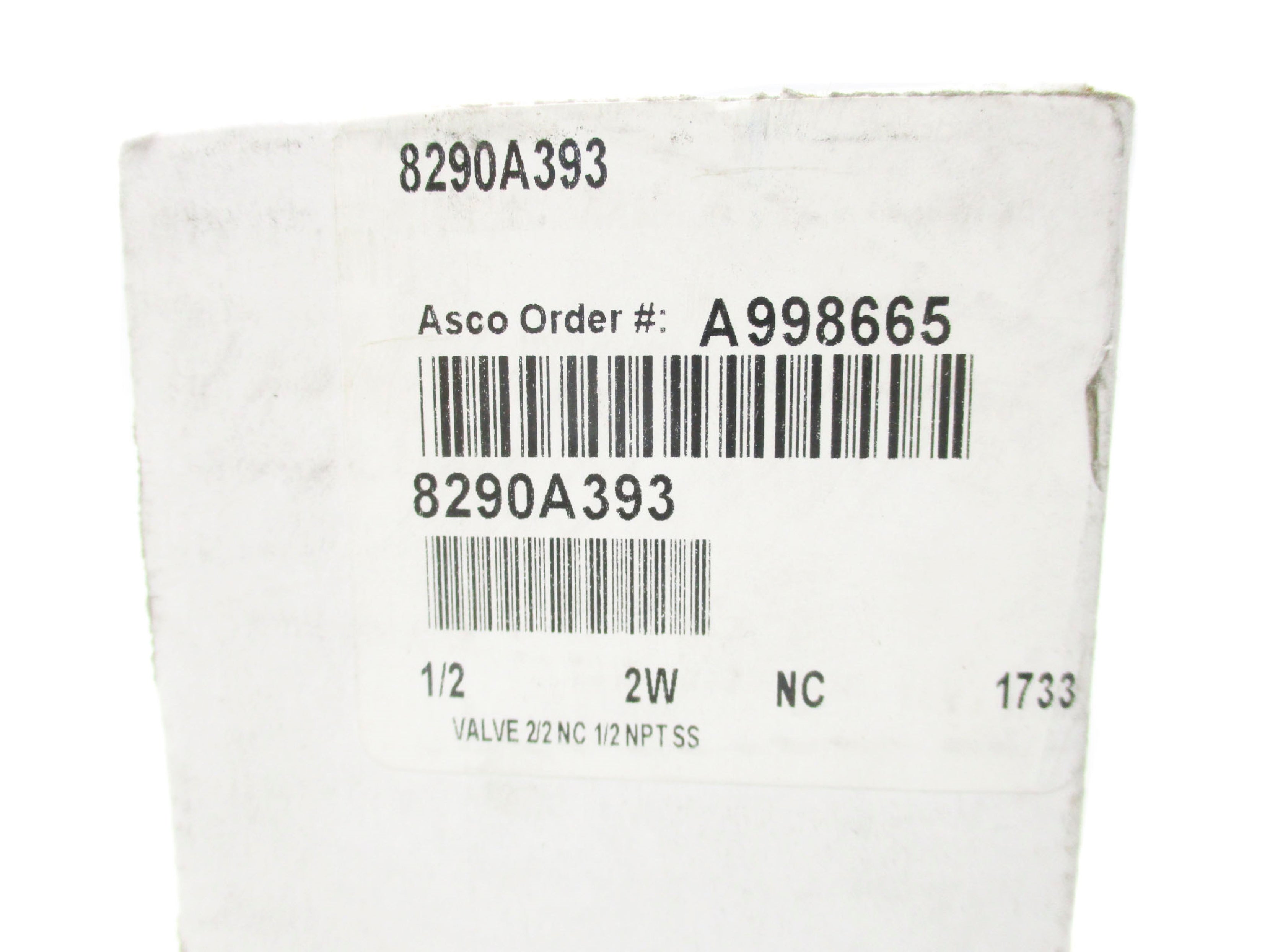 ASCO 8290A393 240PSI NSMP