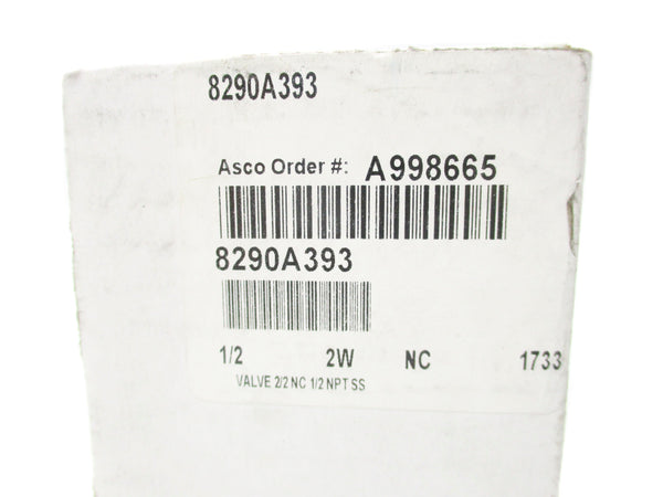 ASCO 8290A393 240PSI NSMP