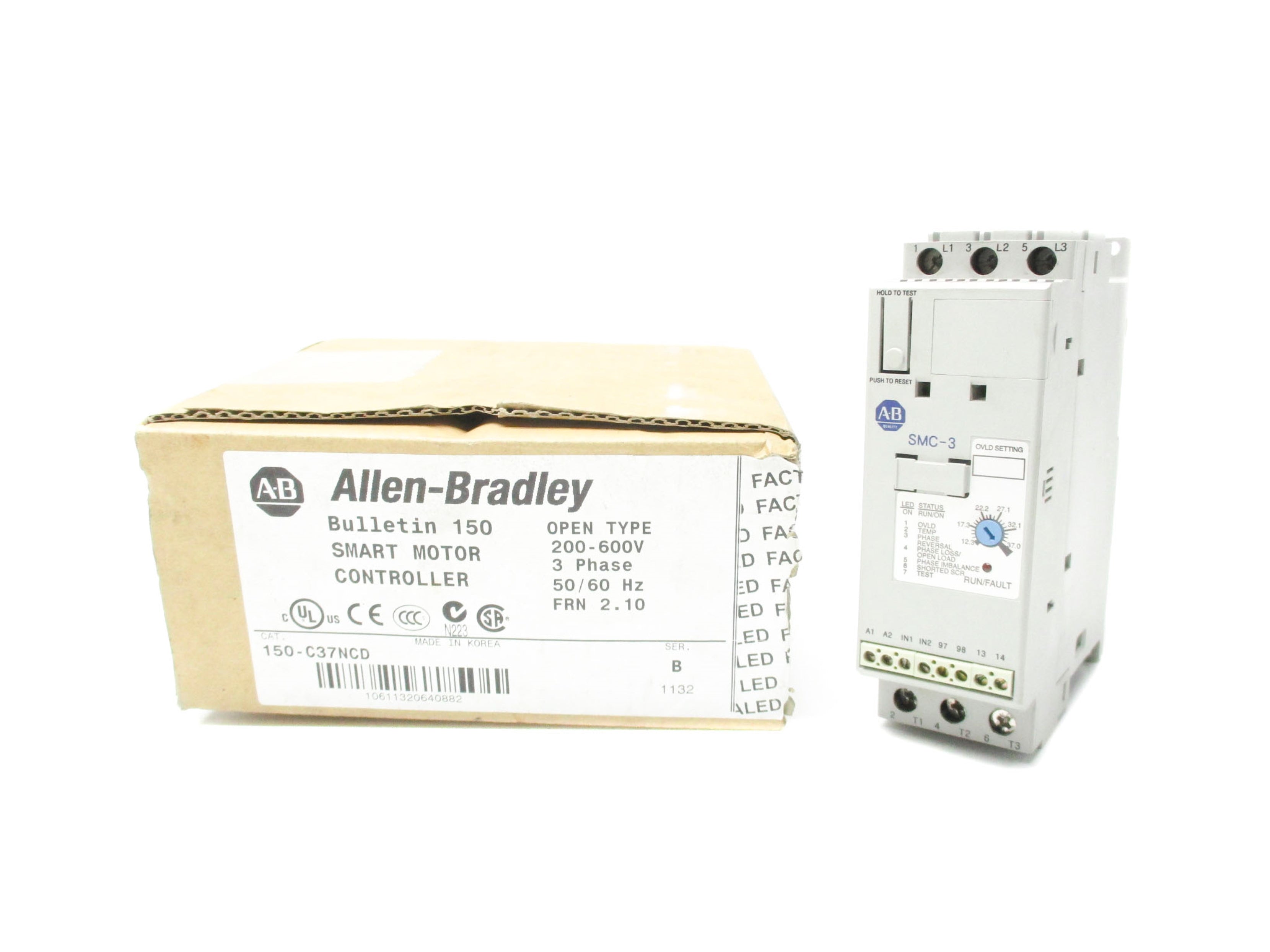 ALLEN BRADLEY 150-C37NCD SER. A NSMP