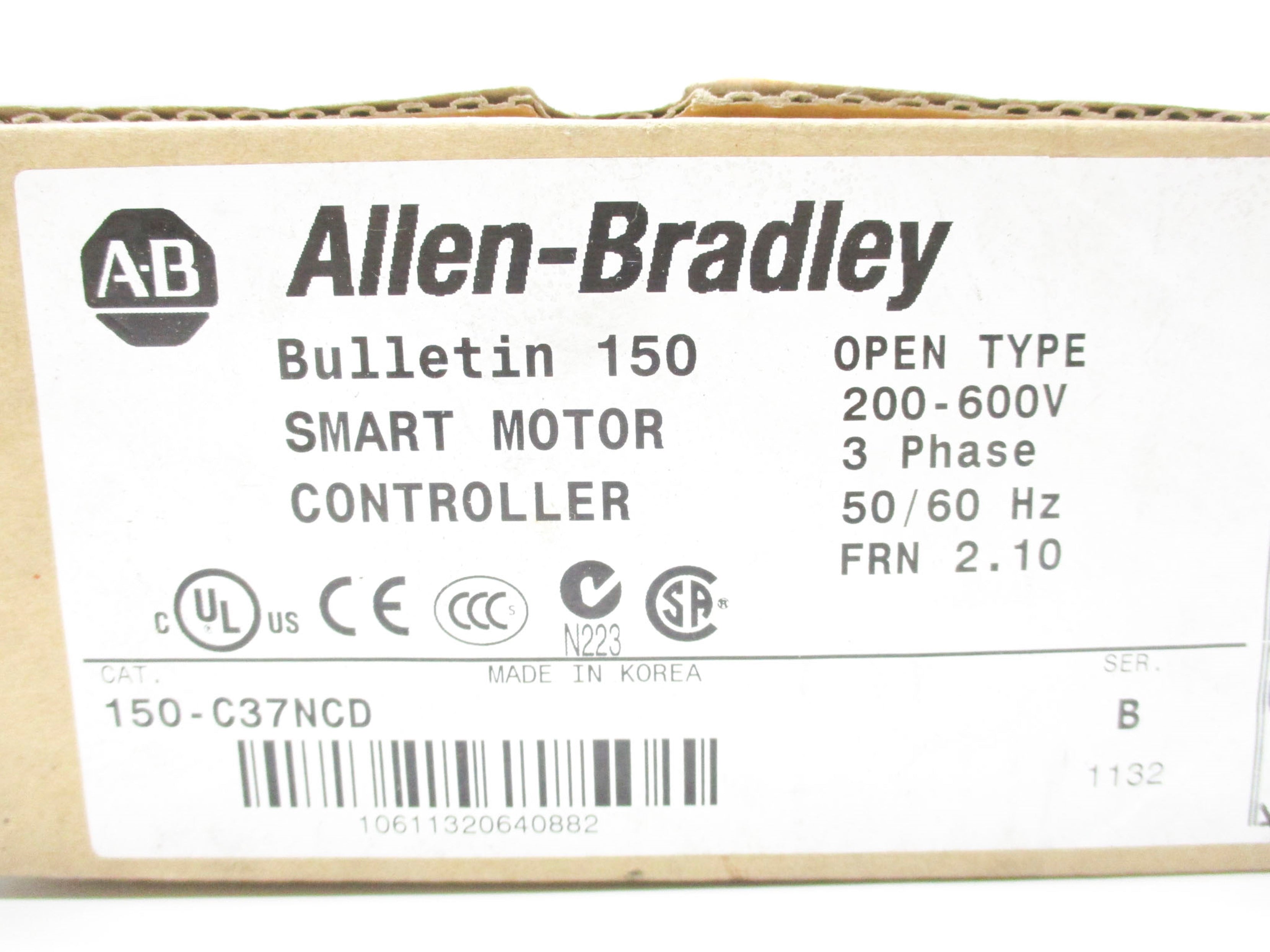 ALLEN BRADLEY 150-C37NCD SER. A NSMP