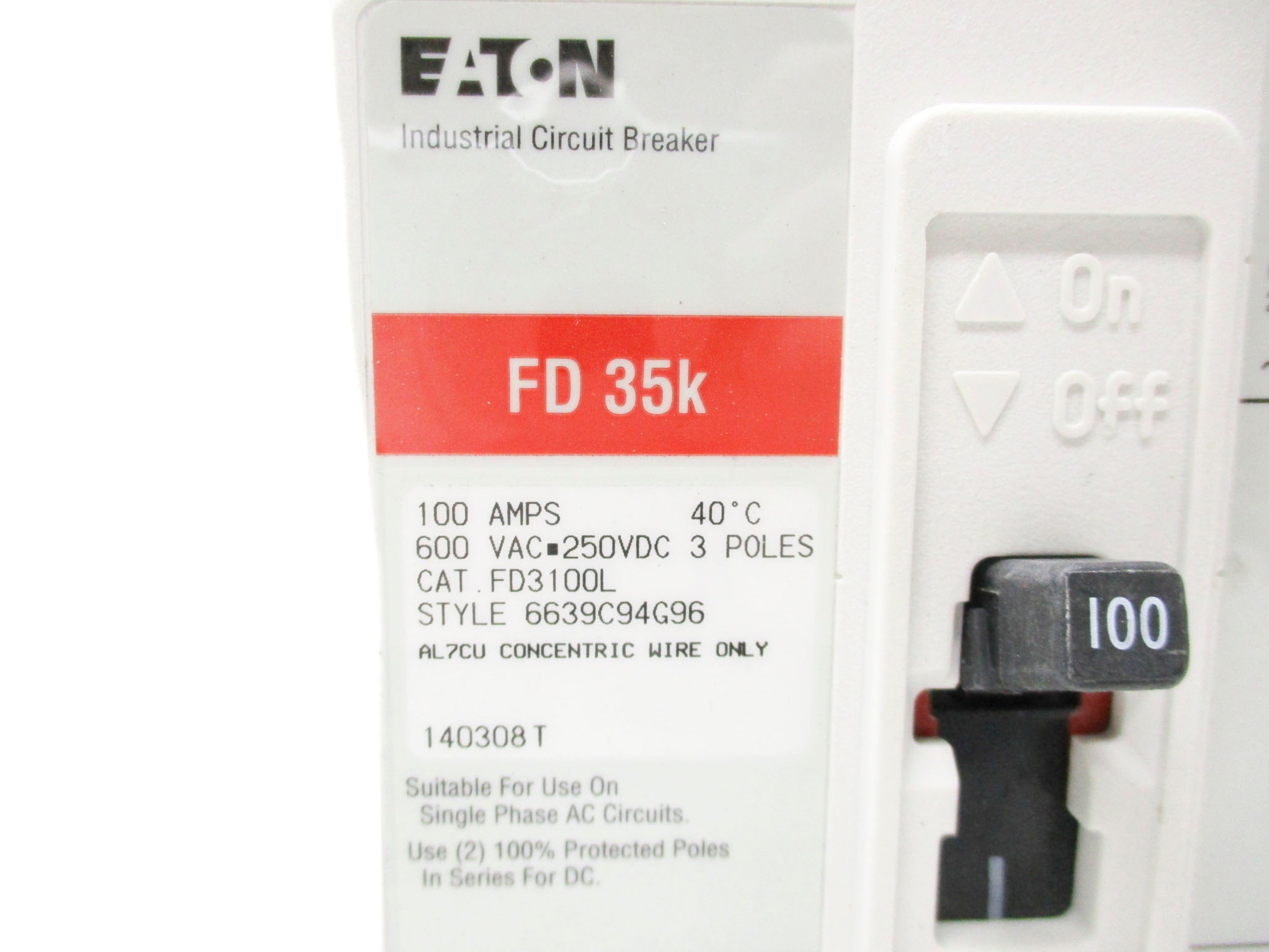 EATON FD3100L 600V 100A NSNP