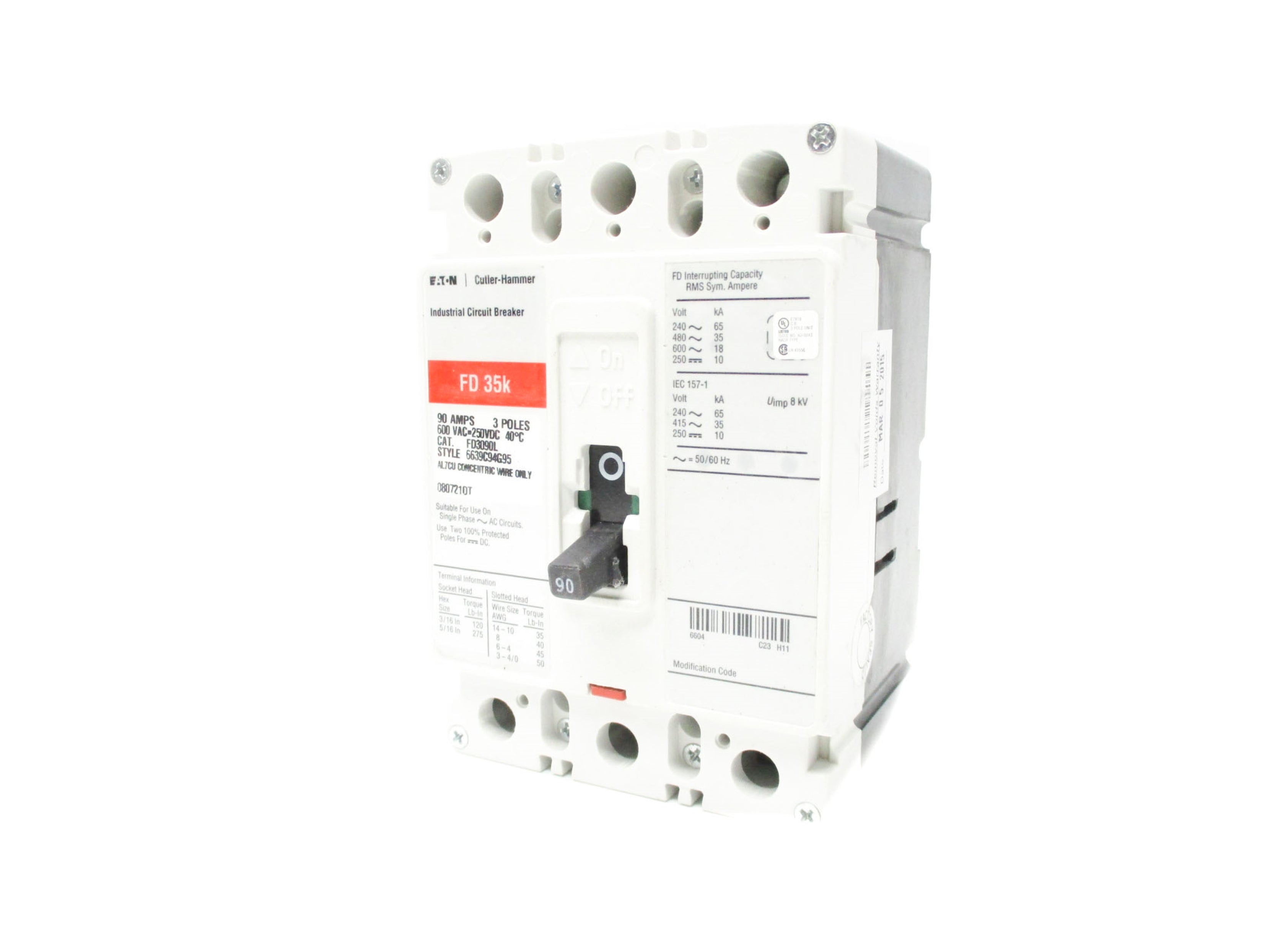 EATON FD3090L 600V 90A NSNP