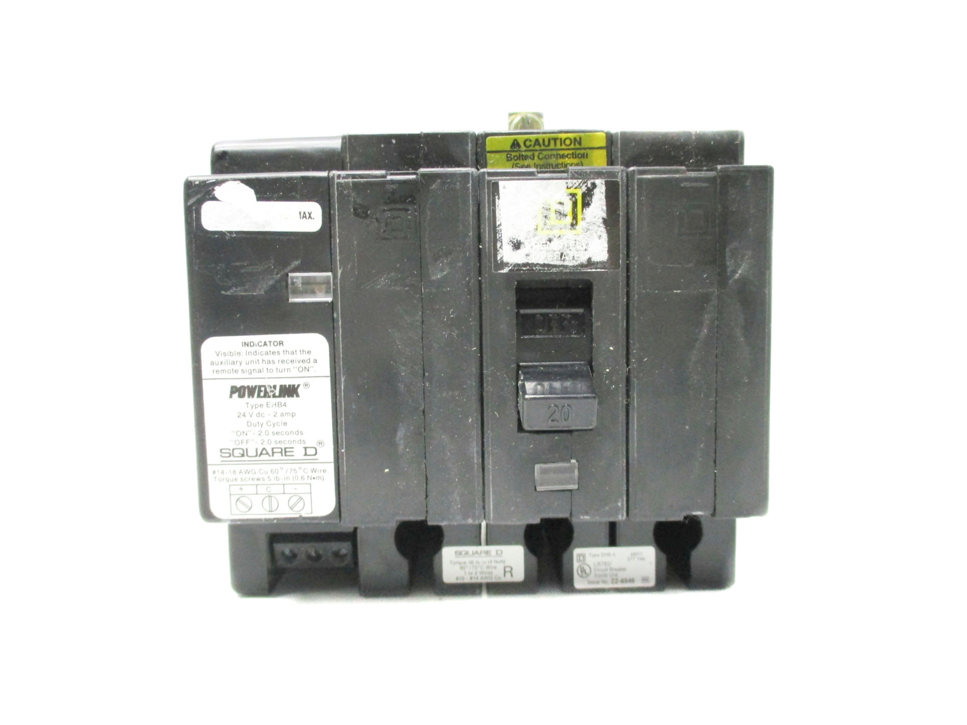 SQUARE D EHB34020PL SER. 2 20A UNMP