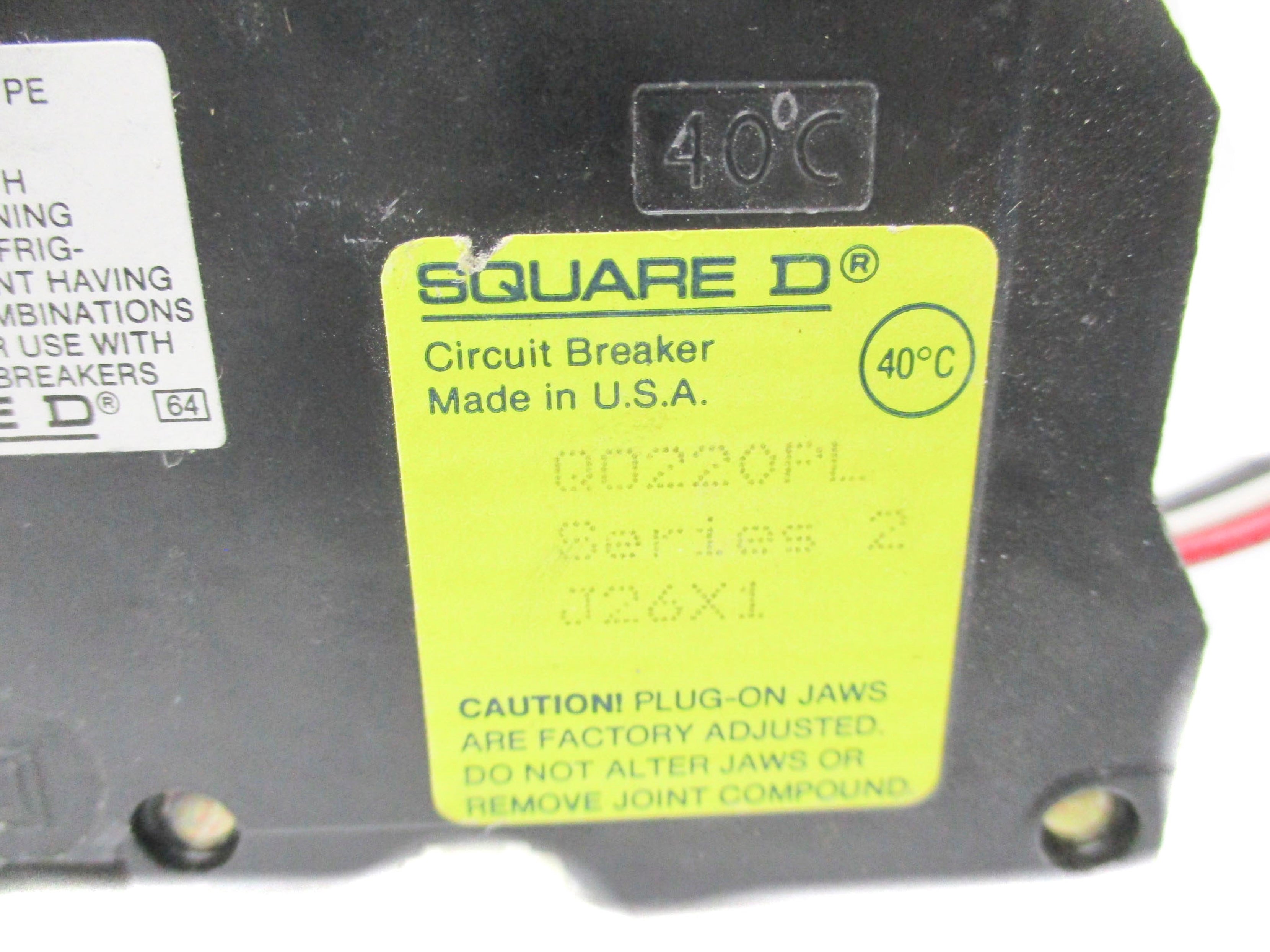 SQUARE D Q0220PL SER. 2 10A 120V UNMP