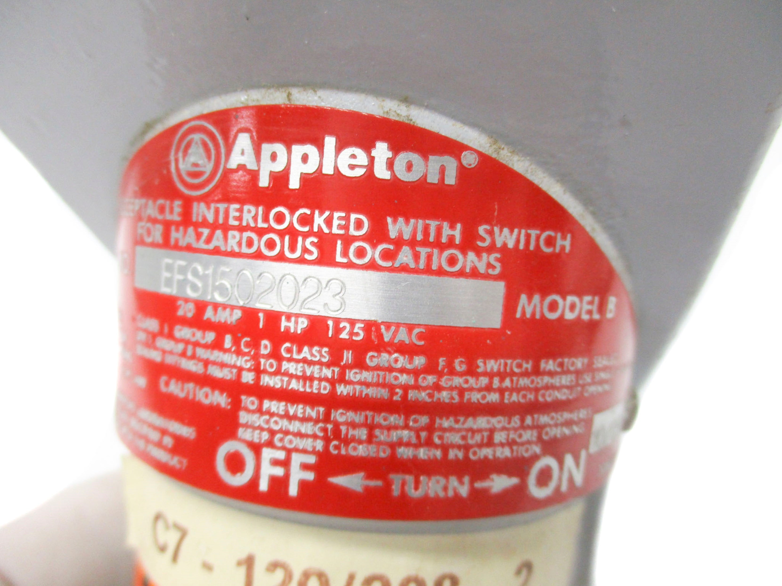APPLETON EFS1502023 UNMP