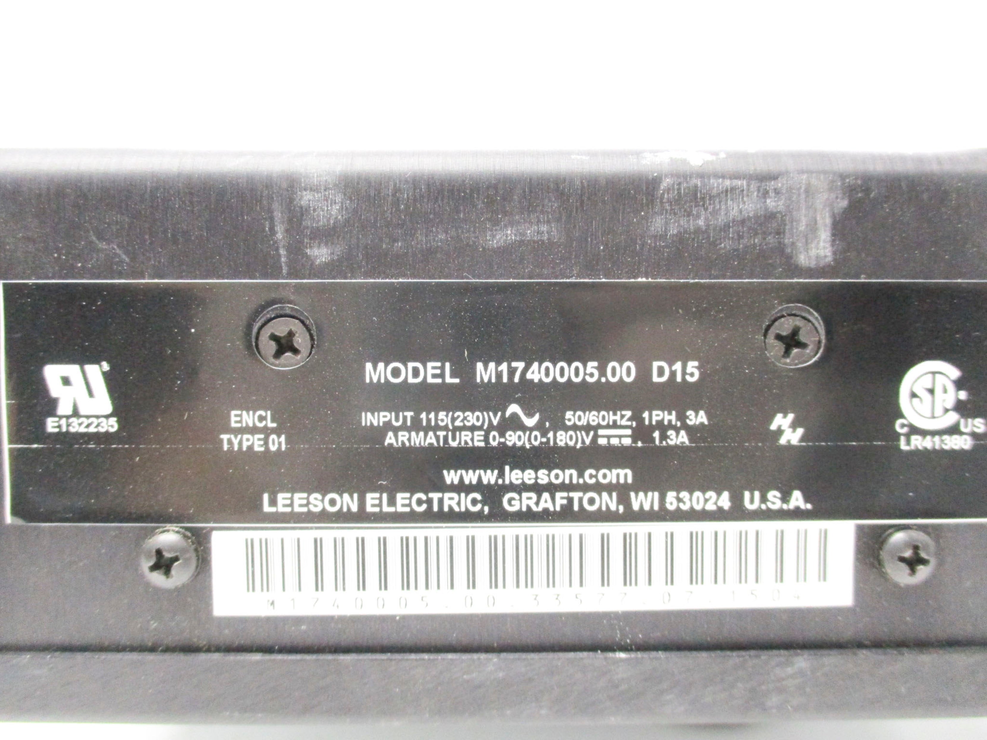 LEESON M1740005.00 D15 UNMP