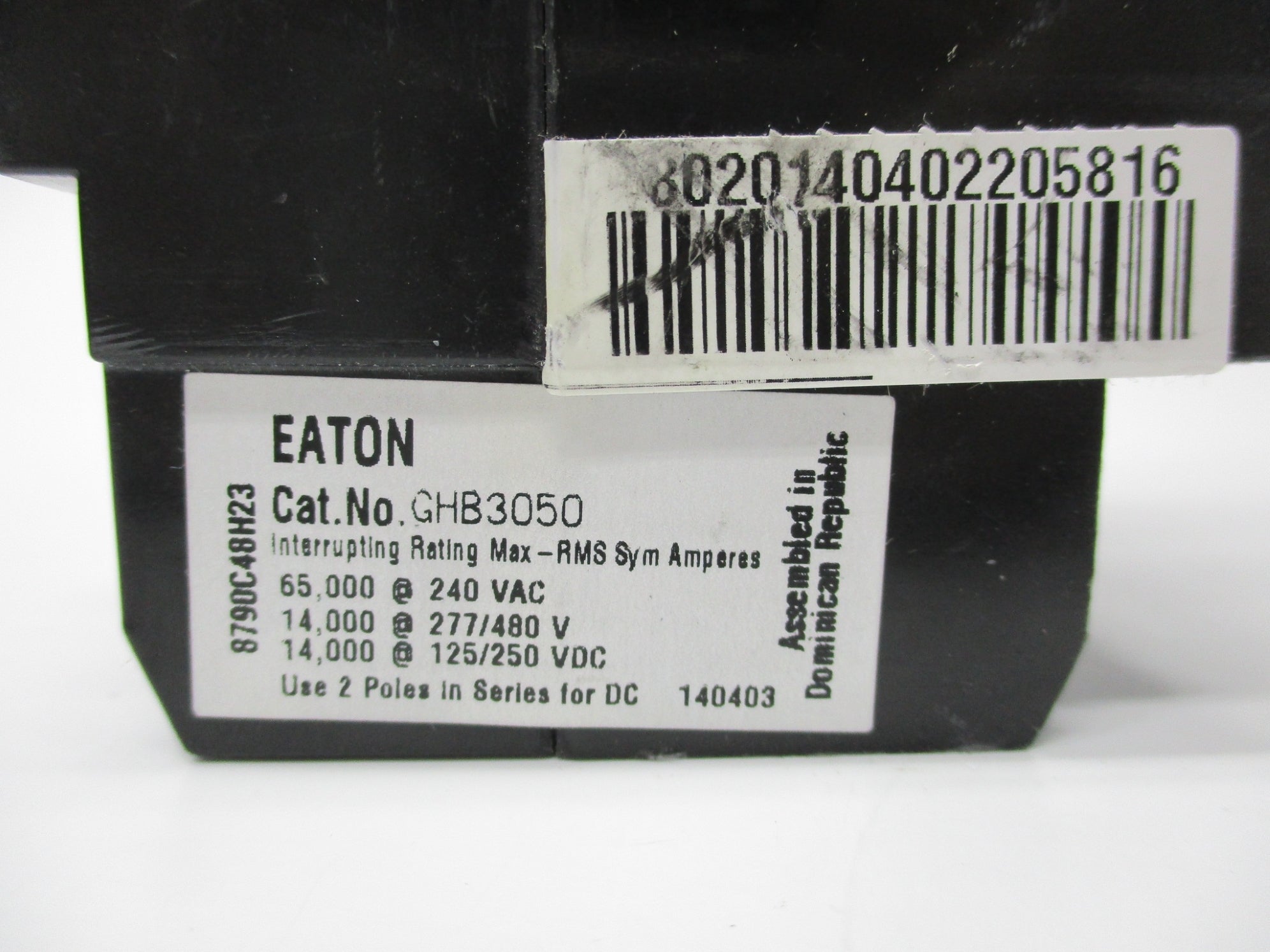 EATON GHB3050 240VAC 50A NSNP