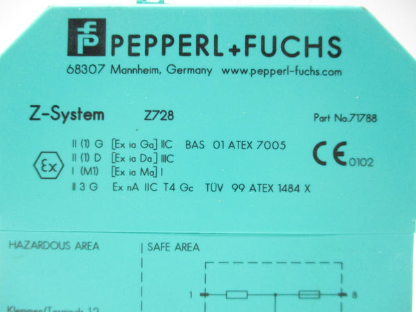 PEPPERL+FUCHS Z728 NSNP