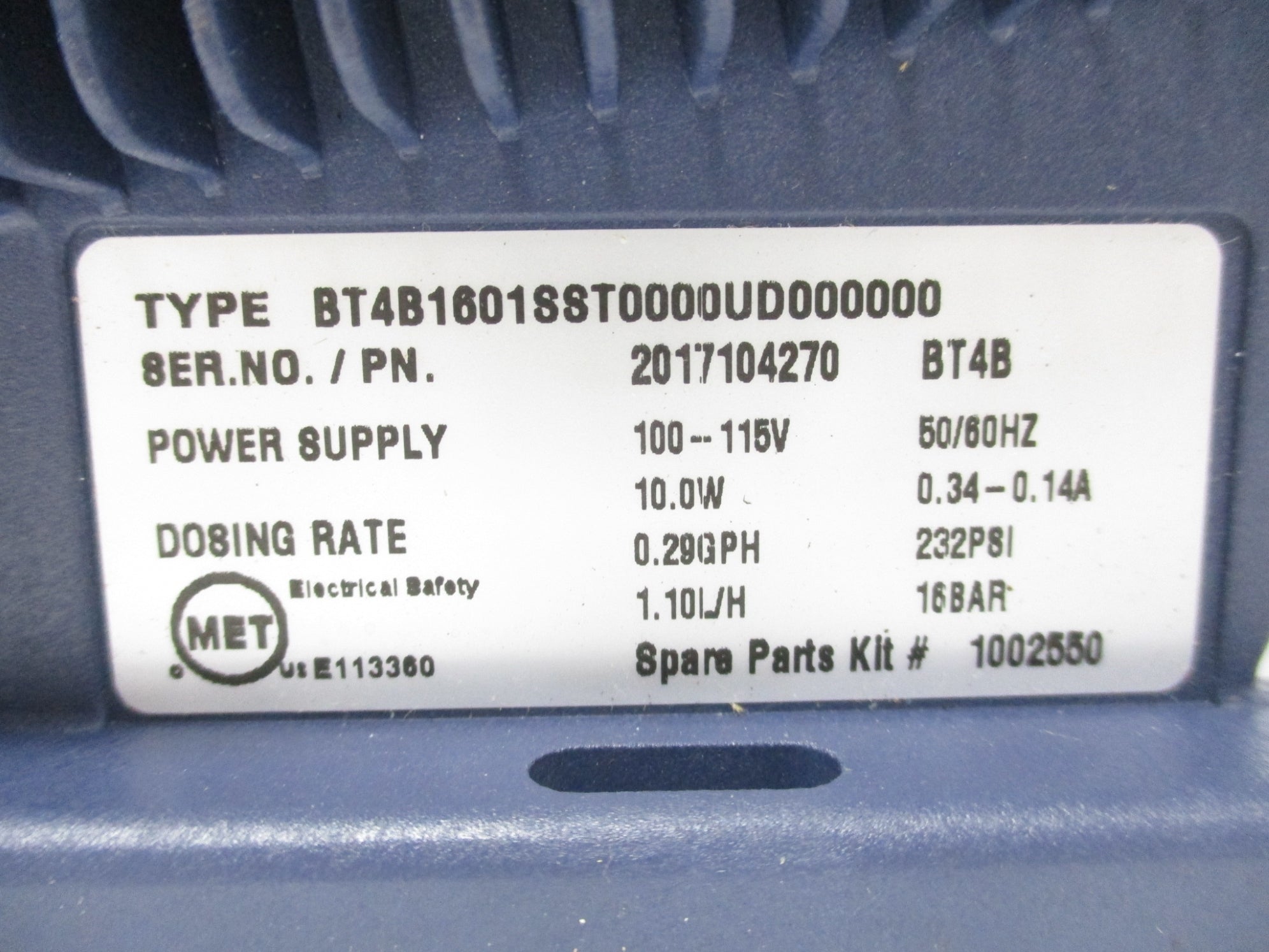 PROMINENT BT4B1601SST0000UD000000 UNMP
