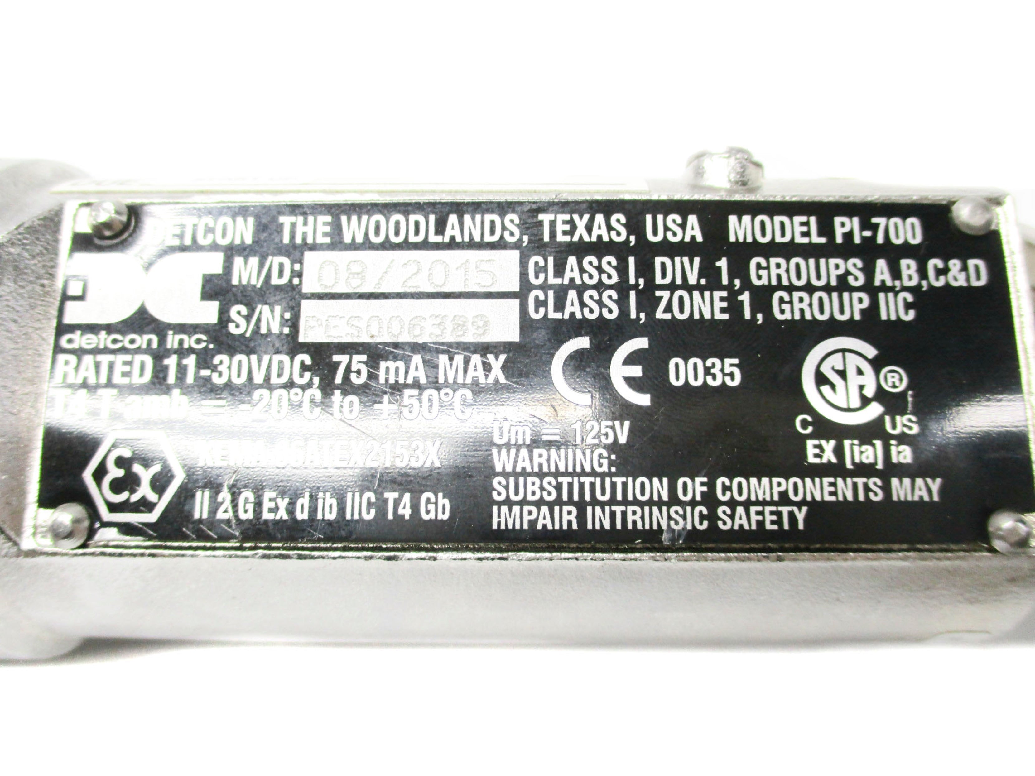 DETCON PI-700 UNMP