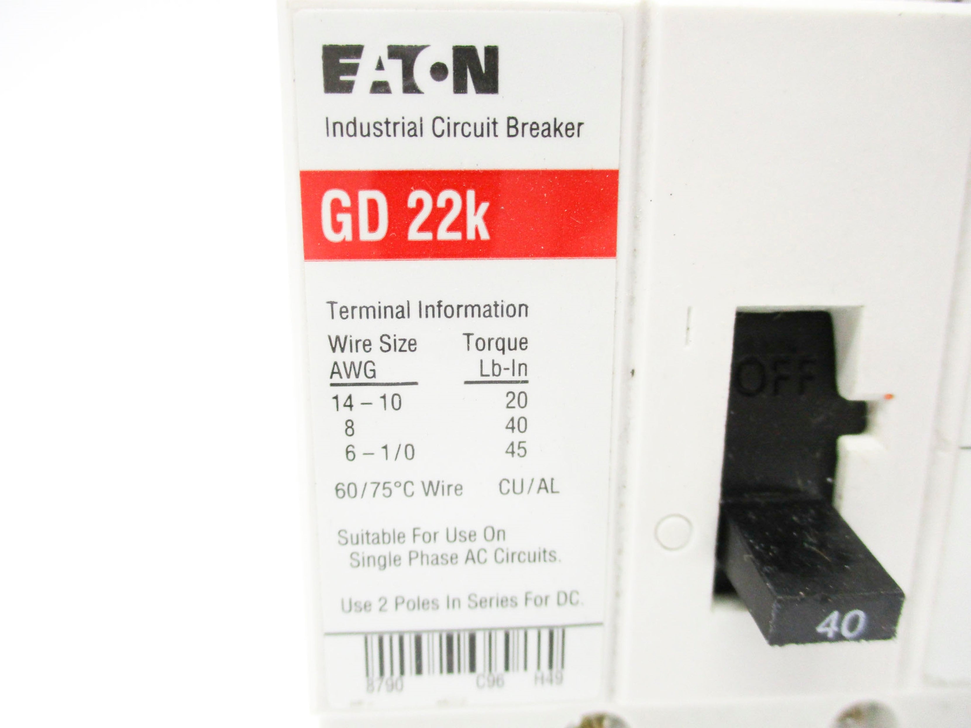 EATON GD22K 480V 40A NSNP