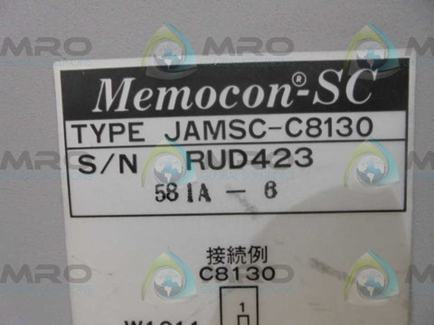 YASKAWA  JAMSC-C8130  MEMOCON POWER SUPLY * USED *