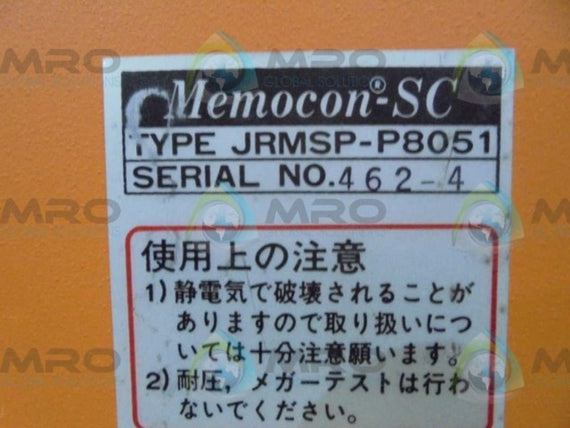 YASKAWA  JRMSP-P8051  MEMOCON POWER SUPLY AS IS * USED *
