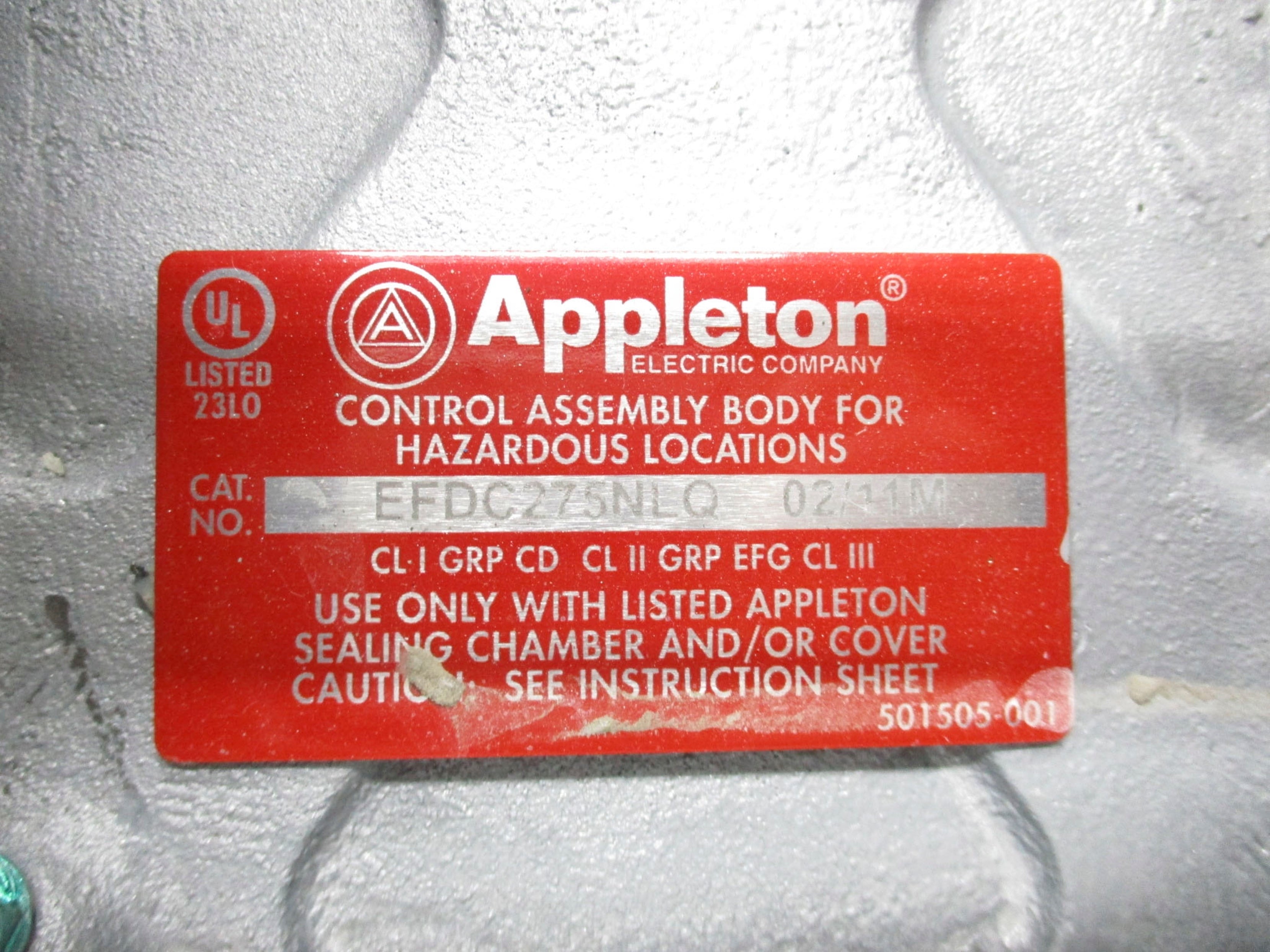 APPLETON EFDC275NLQ NSNP
