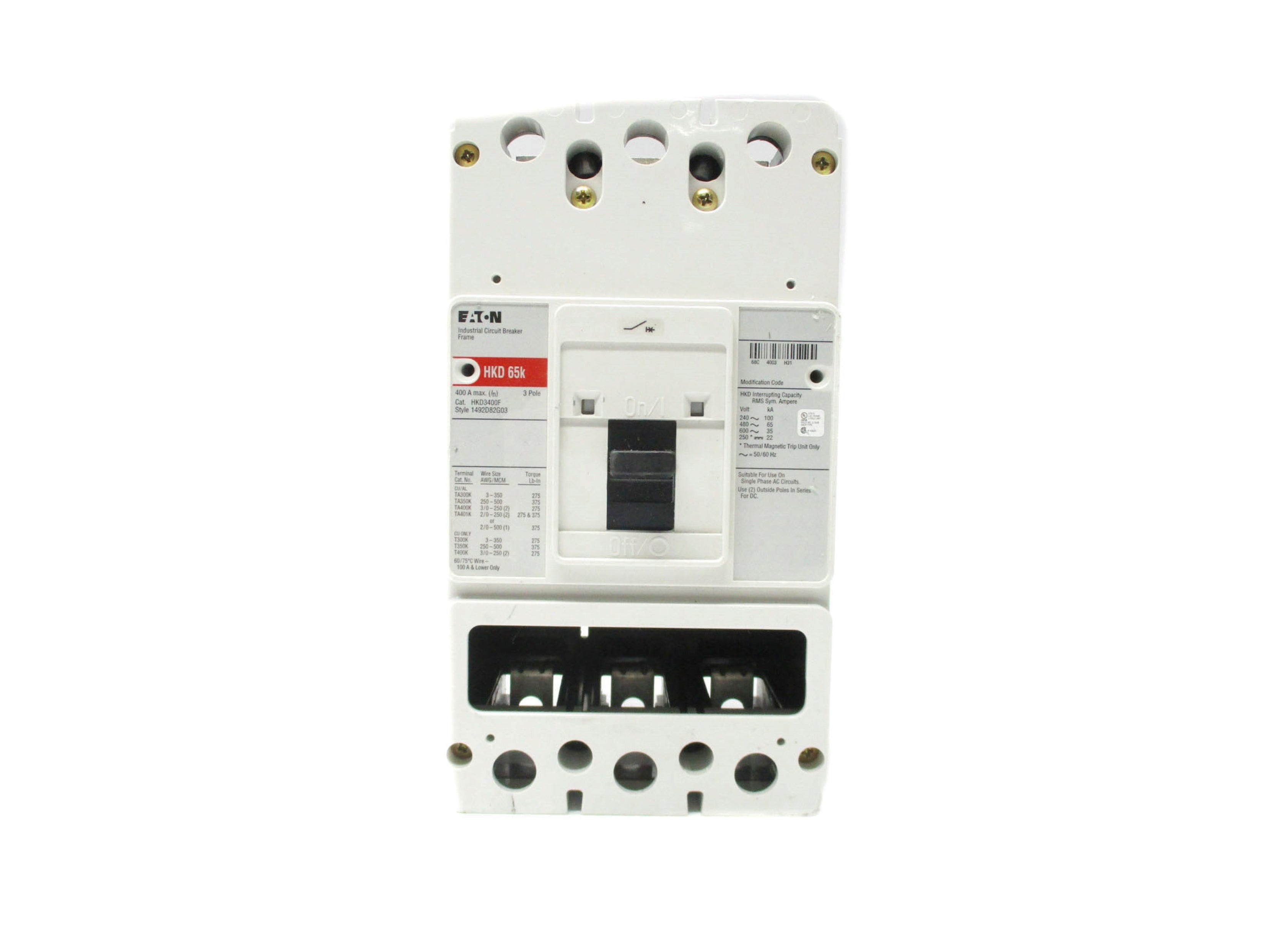EATON HKD3400F 240V 100A UNMP