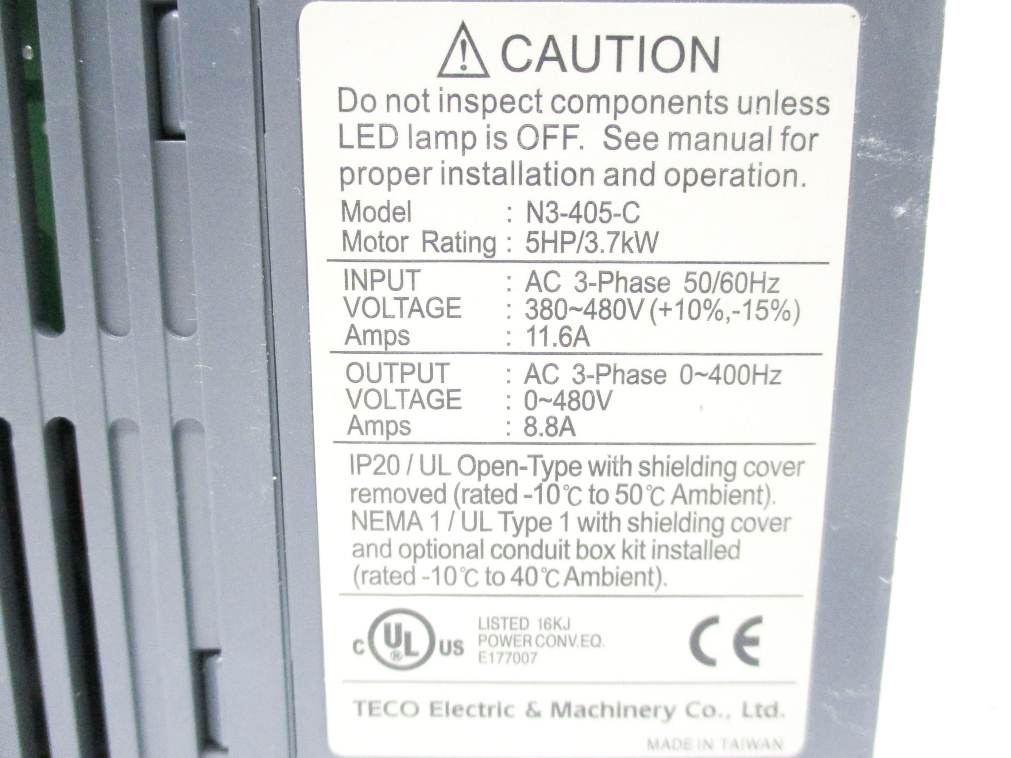 TECO N3-405-C UNMP