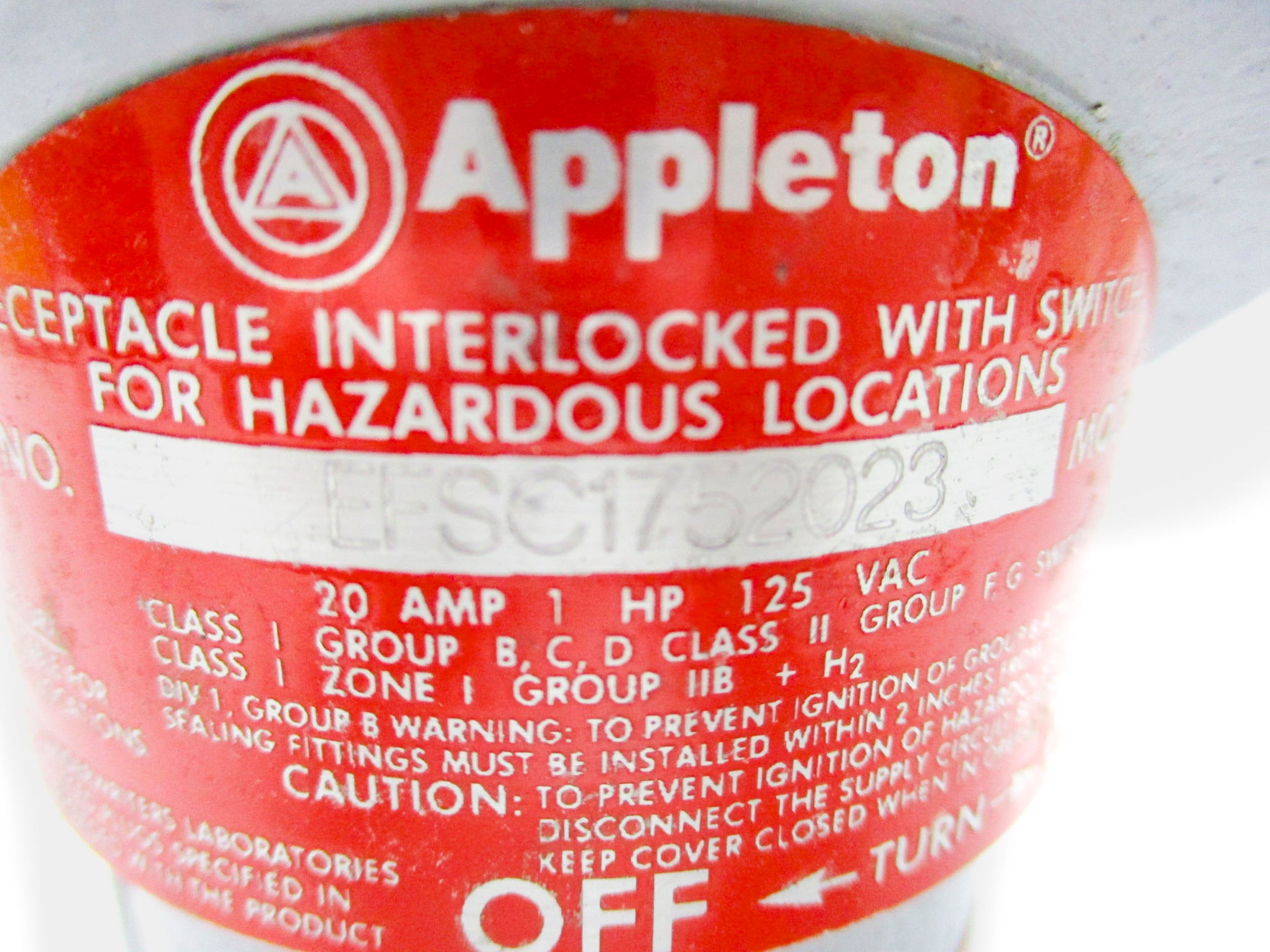 APPLETON EFSC1752023 UNMP