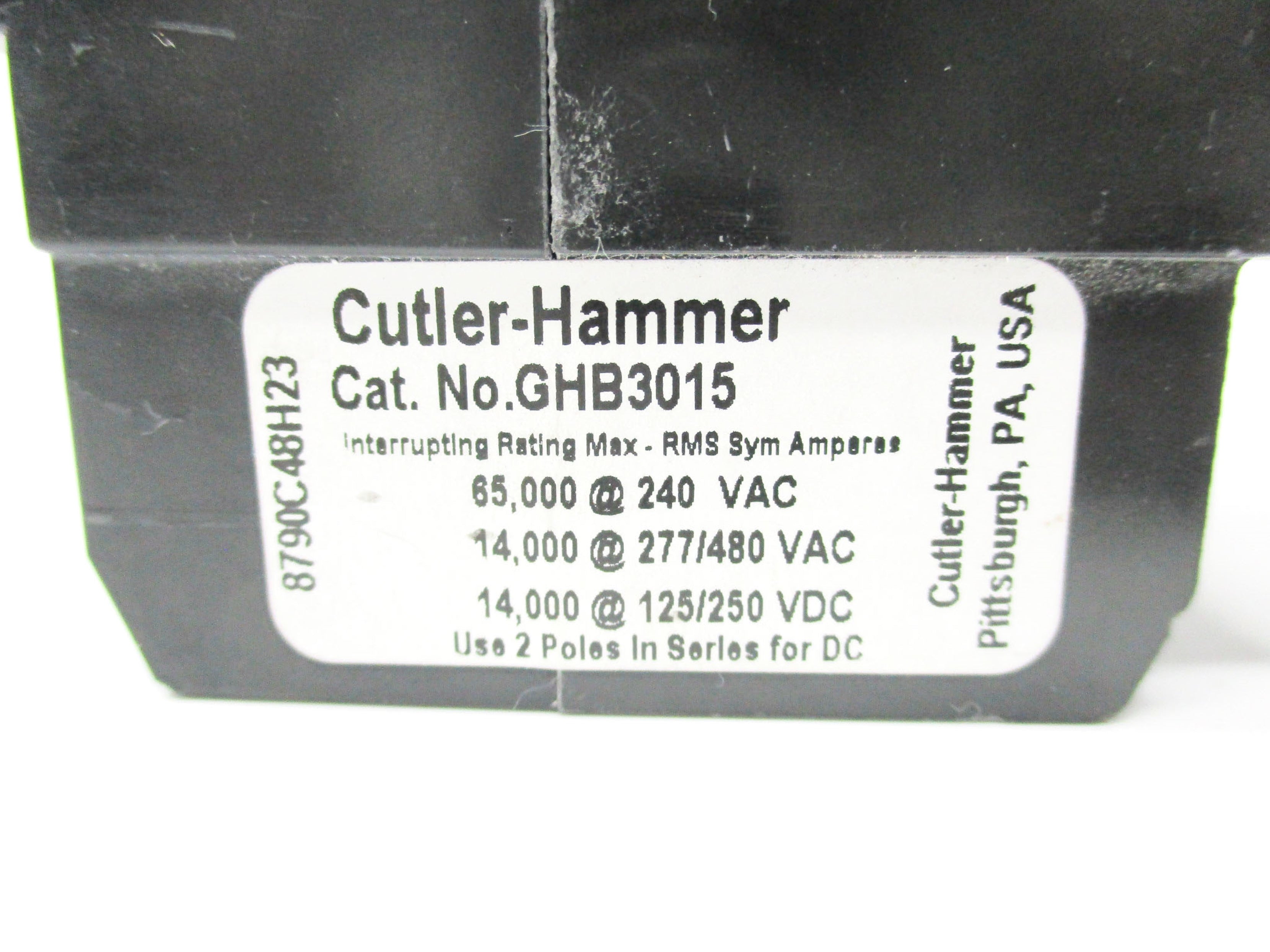 CUTLER HAMMER GHB3015 240V 15A UNMP