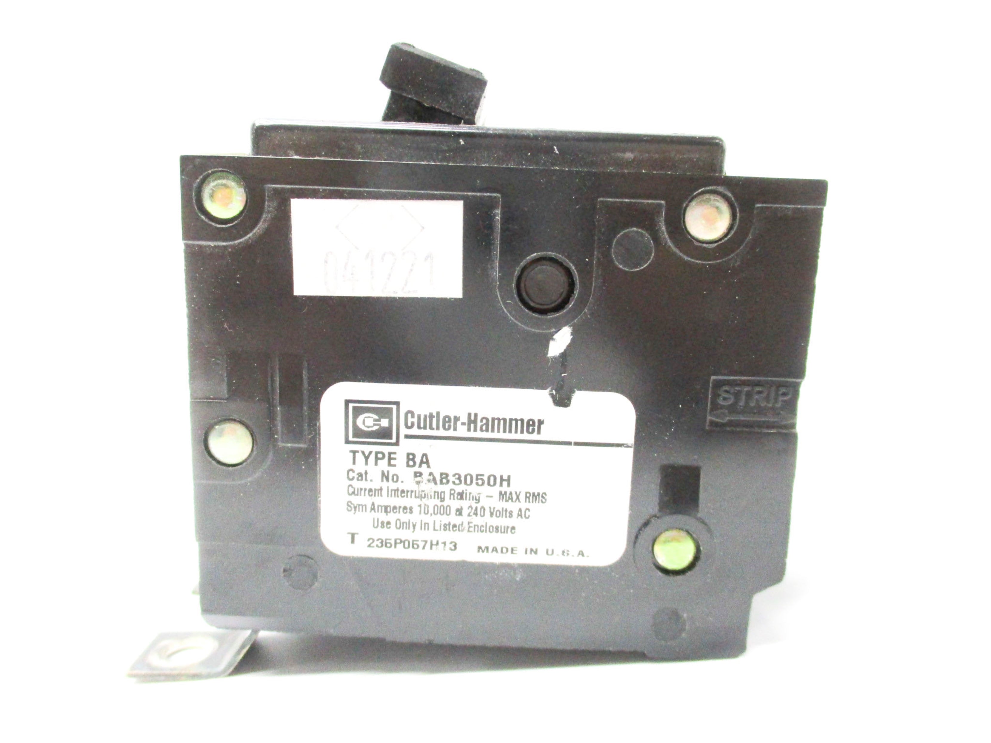 CUTLER HAMMER BAB3050H 240VAC 50A UNMP