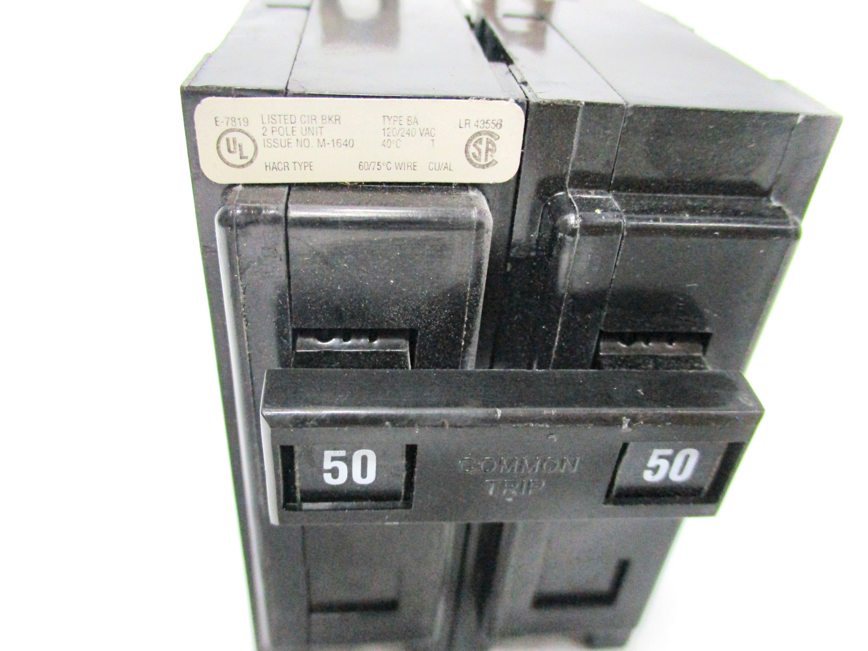 CUTLER HAMMER BA250 120/240VAC 50A UNMP