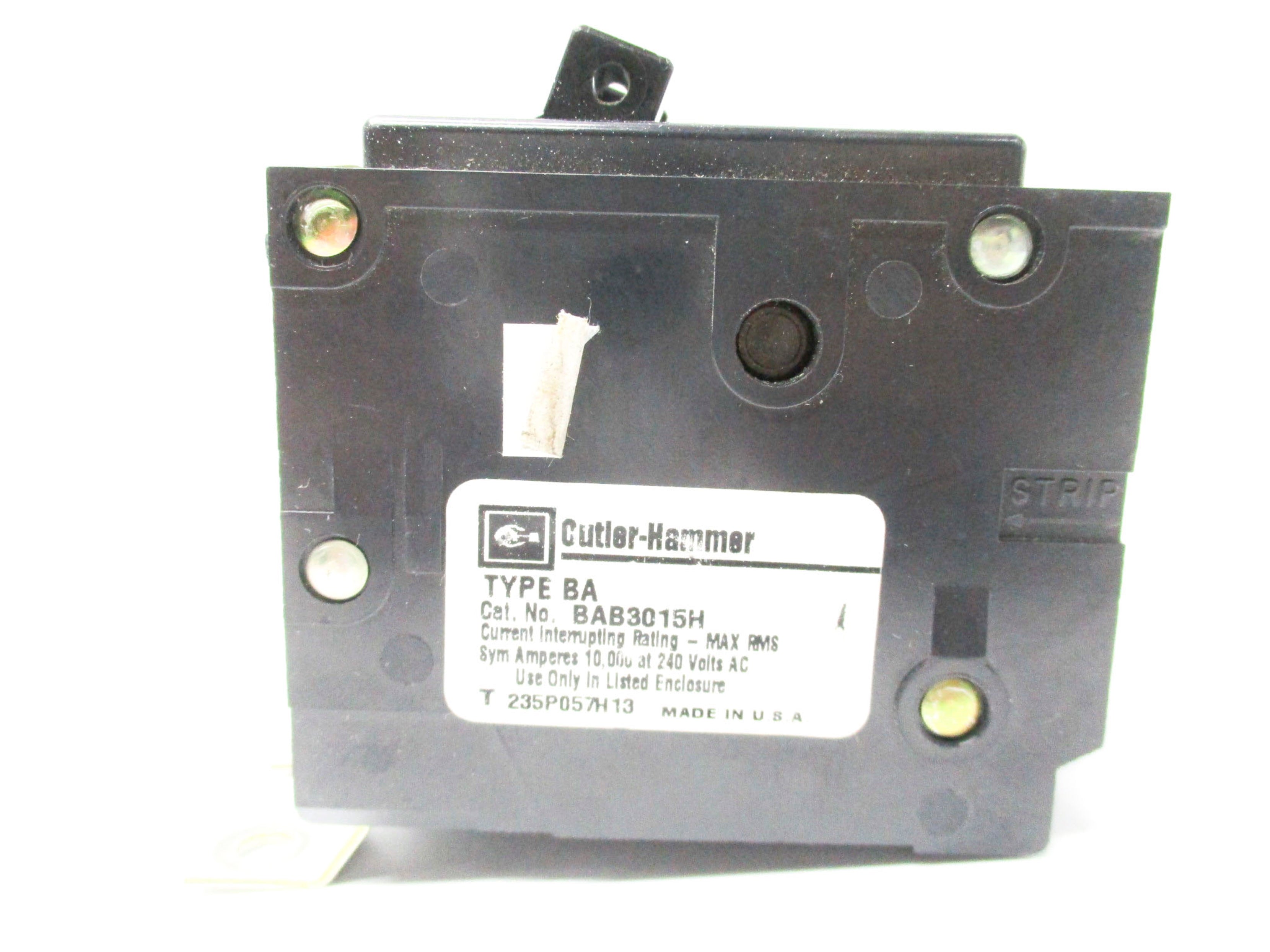 CUTLER HAMMER BAB3015H 240VAC 15A UNMP