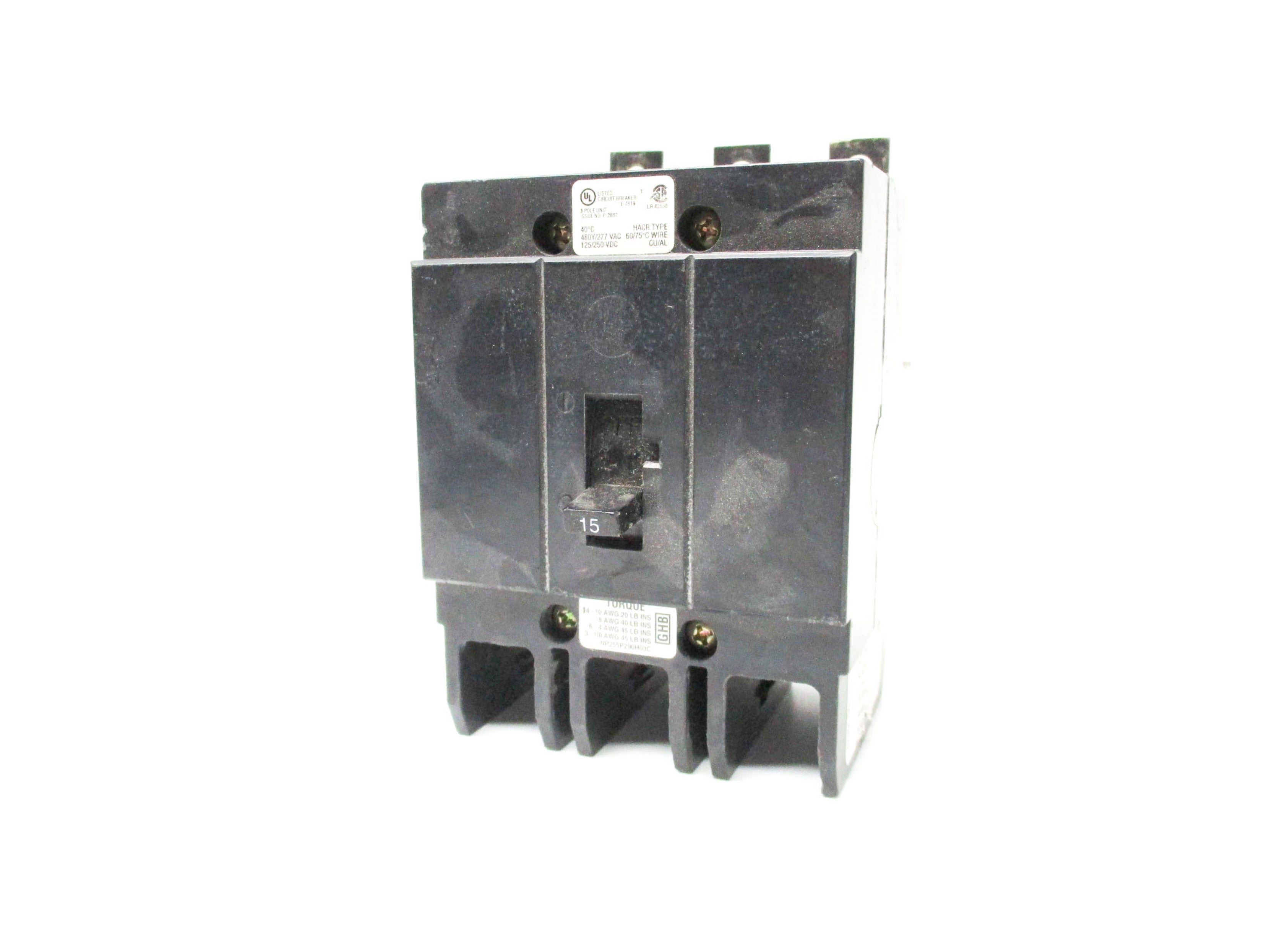 CUTLER HAMMER GHB3015 240VAC 15A UNMP