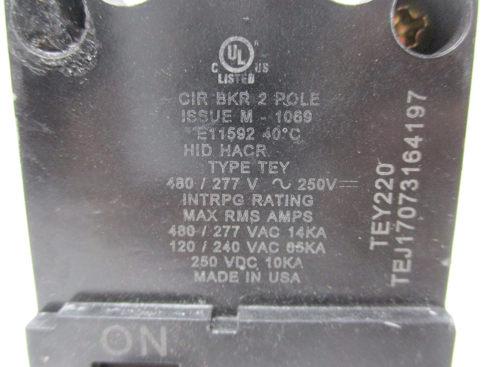 GENERAL ELECTRIC TEY220 277V 20A UNMP