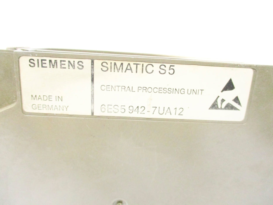SIEMENS 6ES5942-7UA12 UNMP