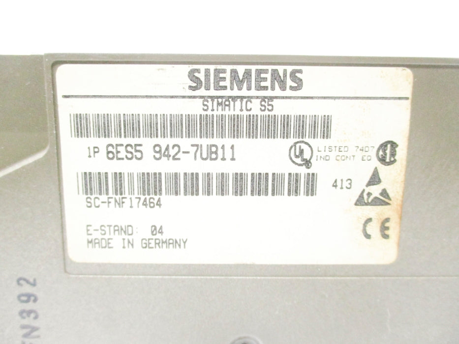 SIEMENS 6ES5942-7UB11 UNMP