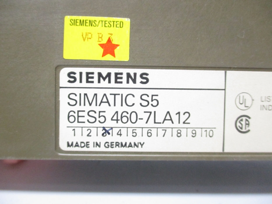 SIEMENS 6ES5460-7LA12 UNMP