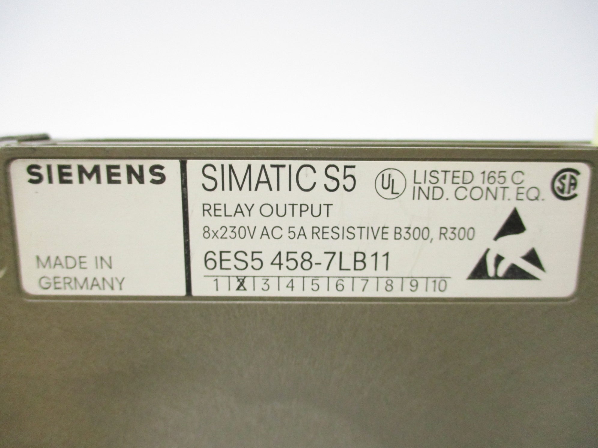 SIEMENS 6ES5458-7LB11 UNMP