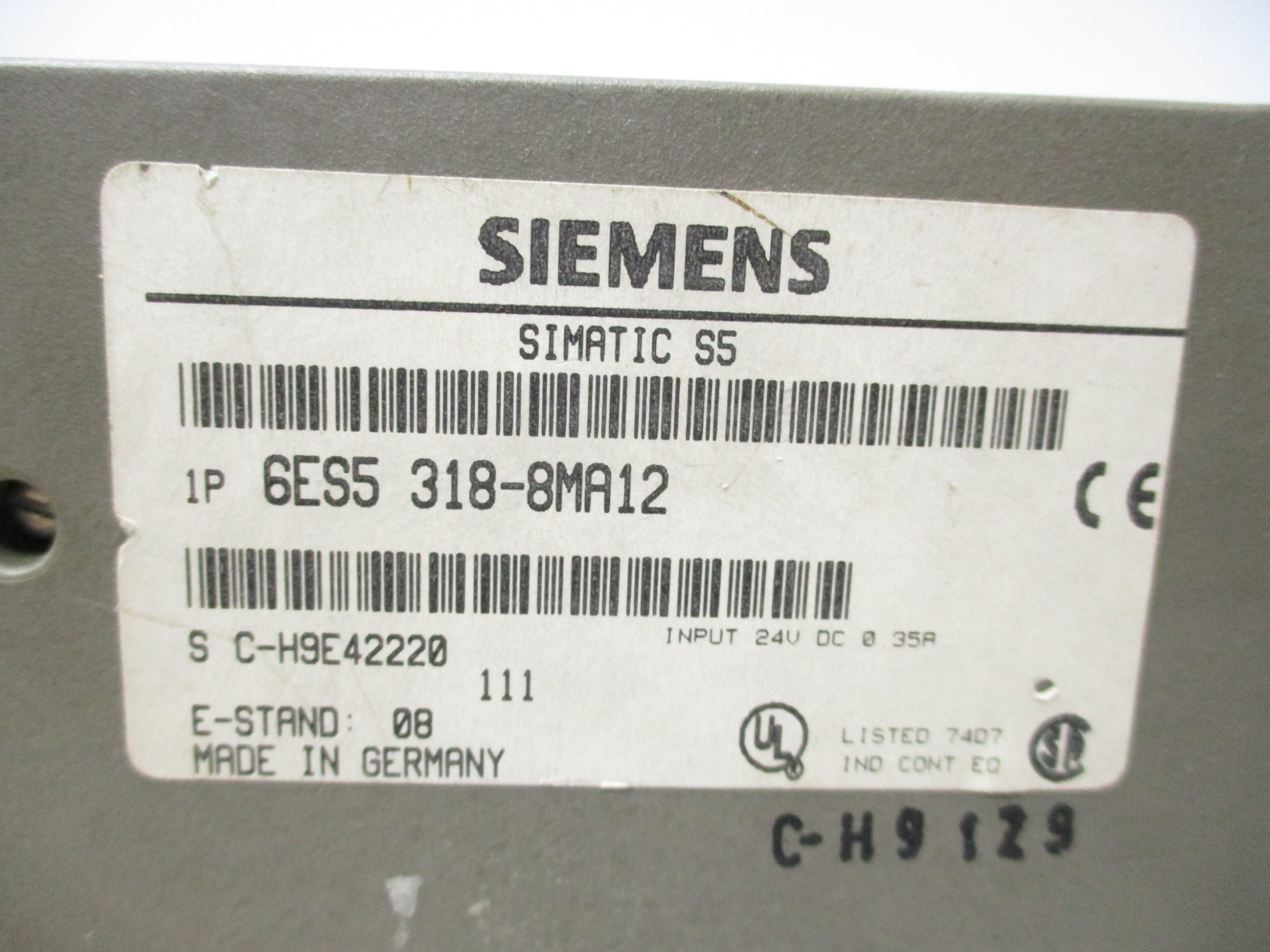 SIEMENS 6ES5318-8MA12 UNMP