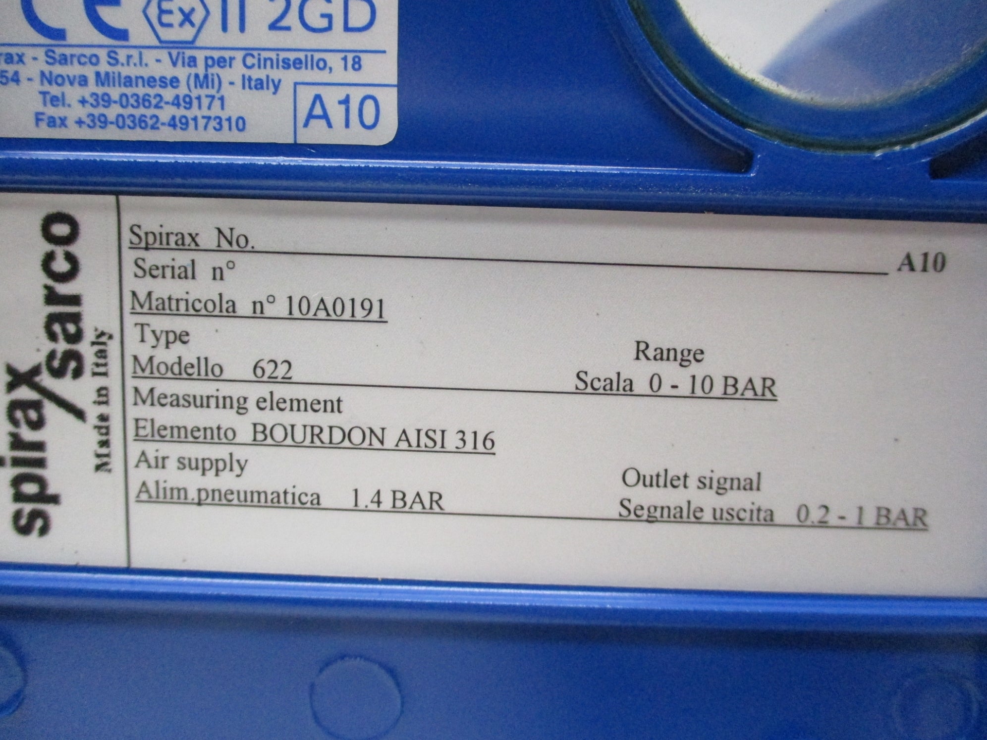 SPIRAX SARCO 622 NSNP