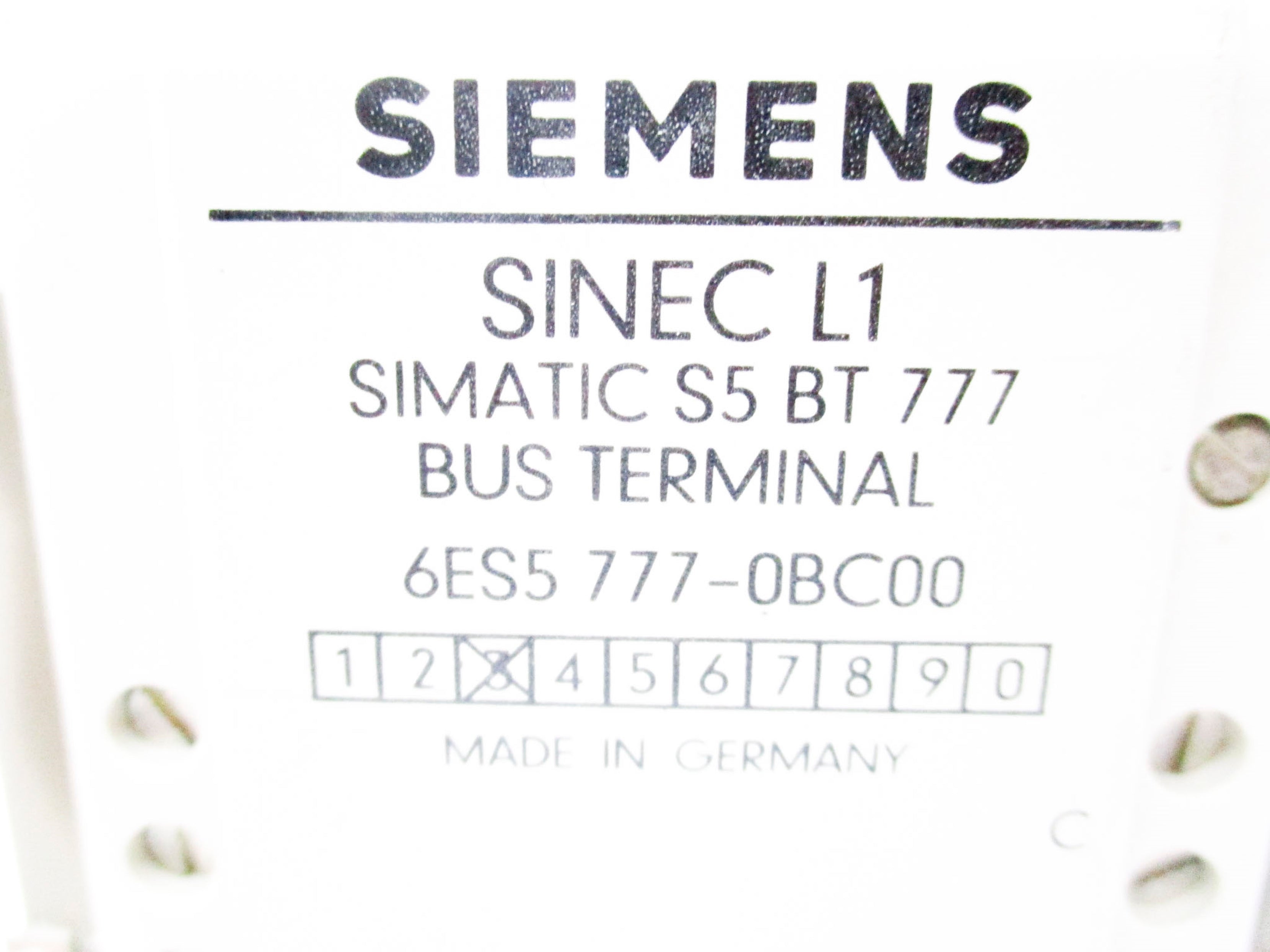 SIEMENS 6ES5777-0BC00 UNMP