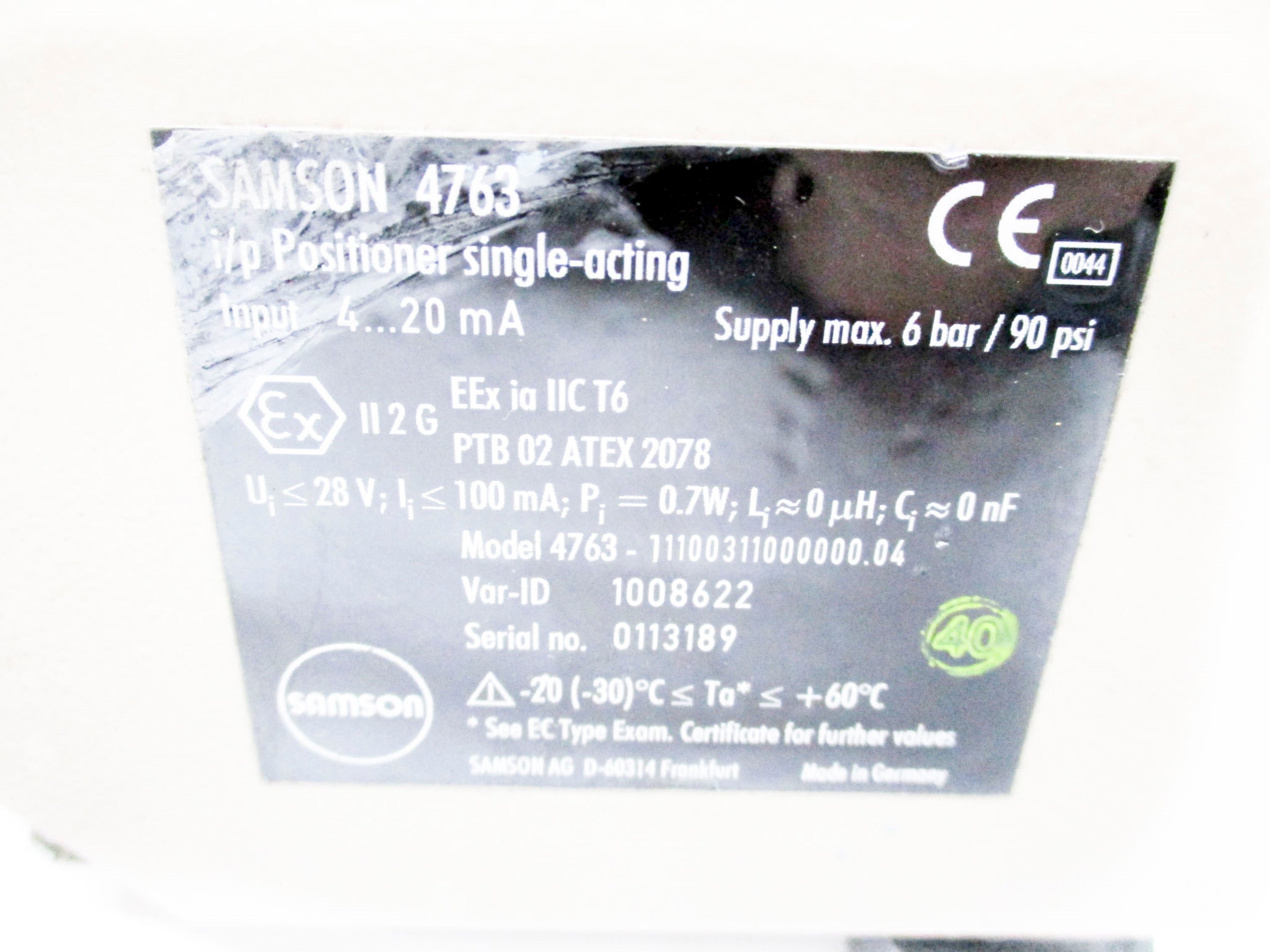 SAMSON 4763 NSNP
