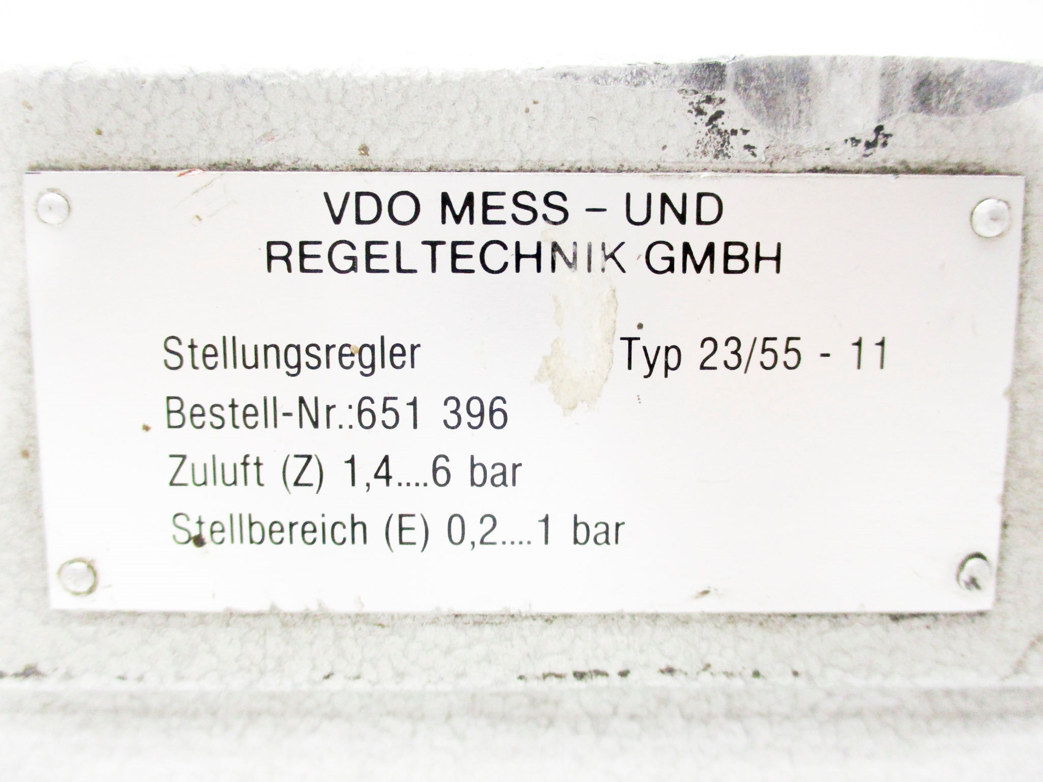 REGELTECHNIK 23/55-11 UNMP