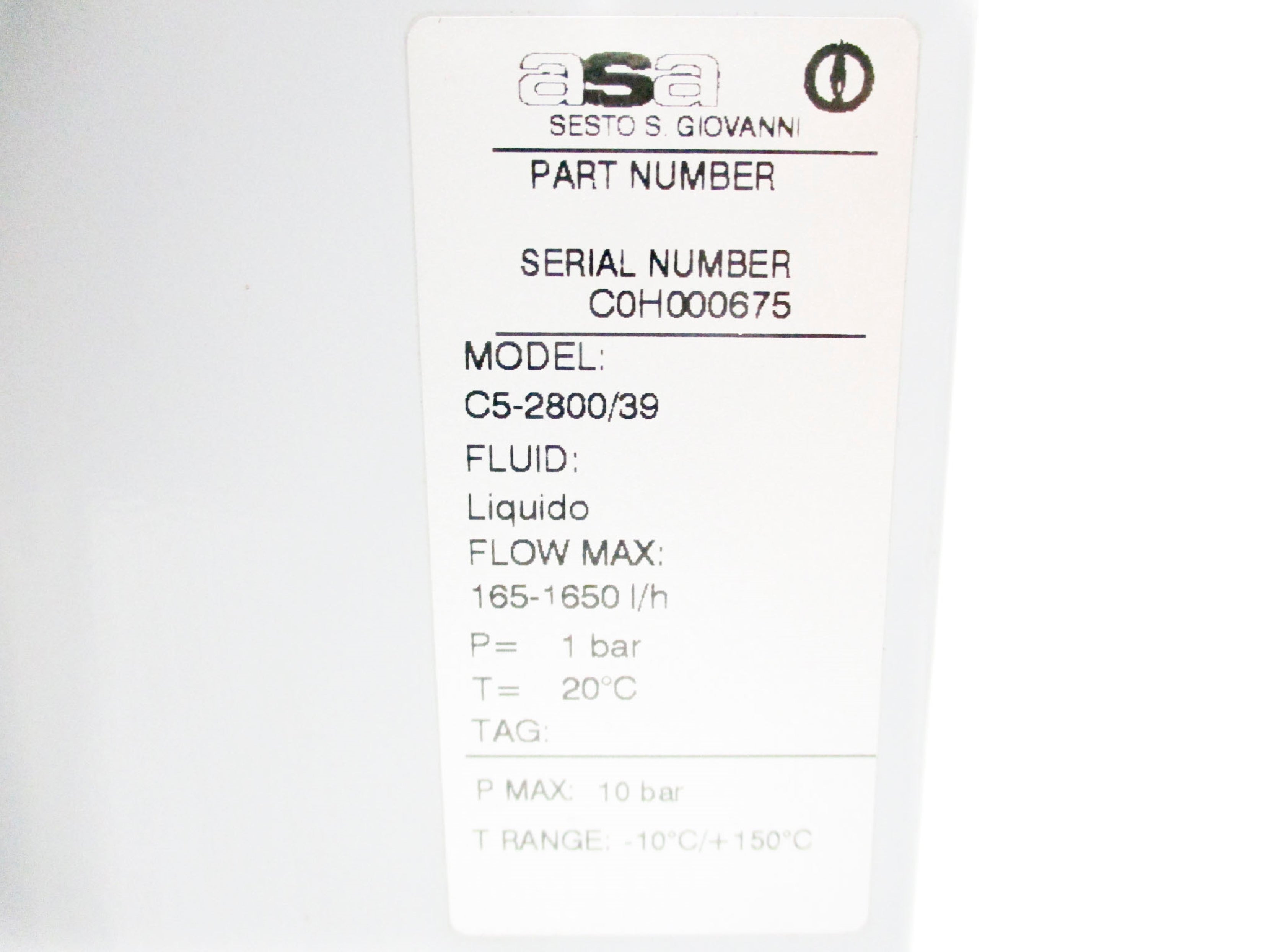 ASA C5-2800/39 NSNP