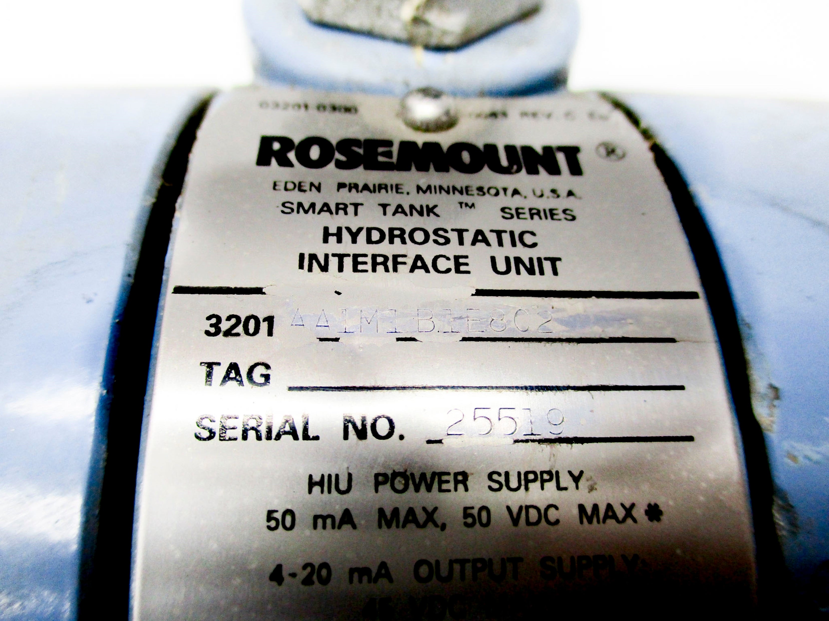 ROSEMOUNT 3201AA1M1B1E8C2 UNMP