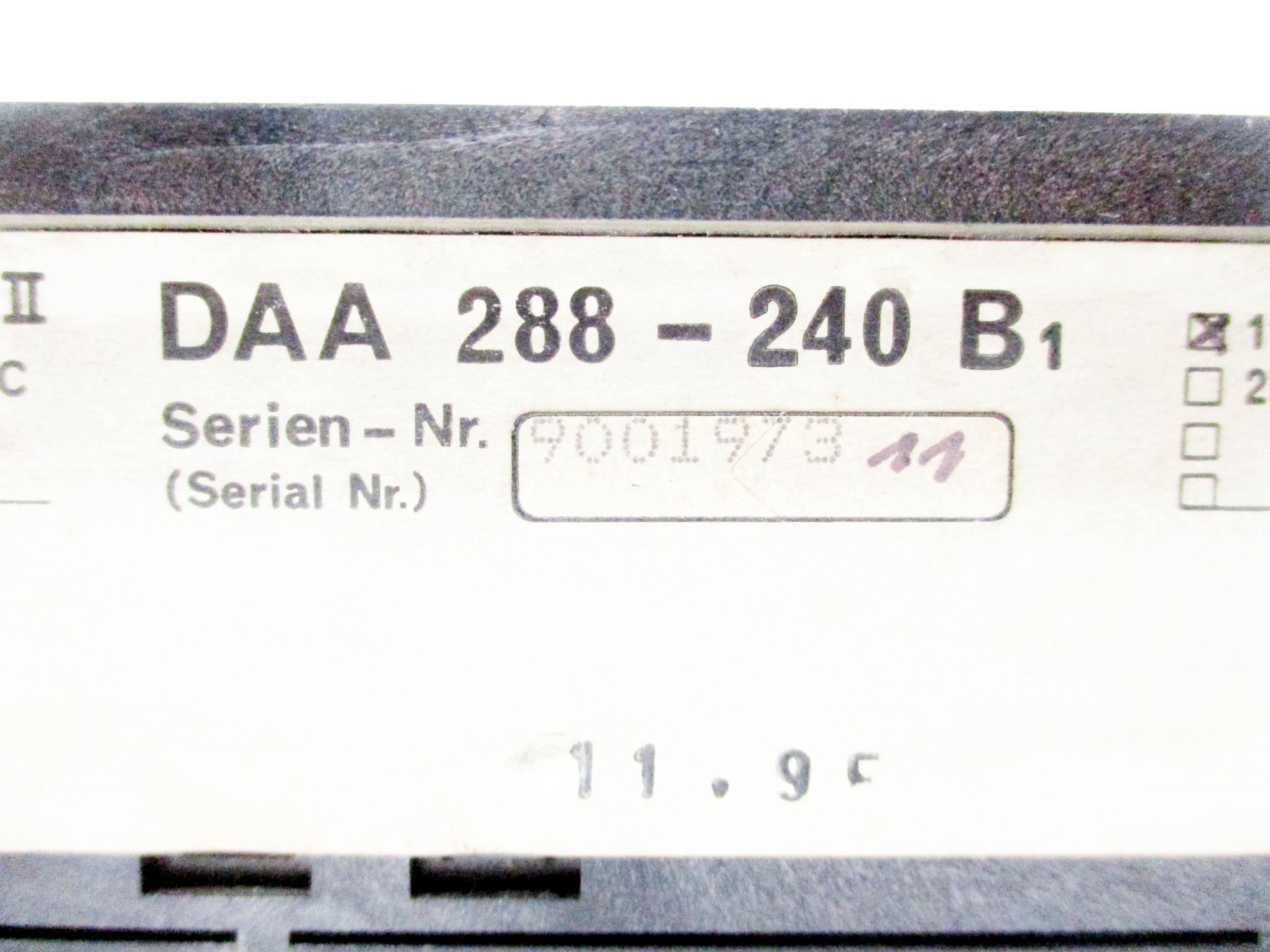 TRITECNICA MILANO DAA288-240 UNMP