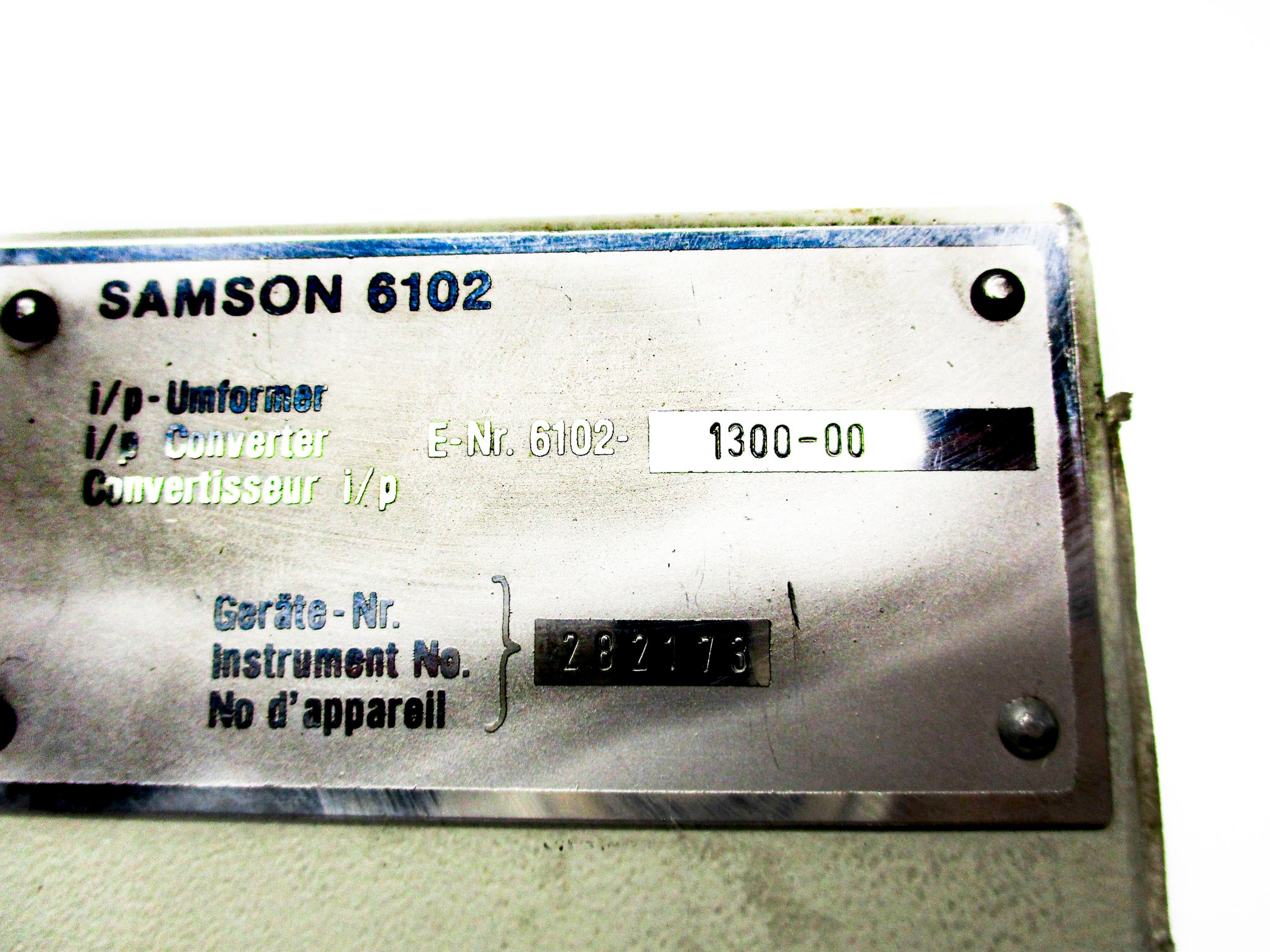 SAMSON 6102-130-00 (AS PICTURED) UNMP